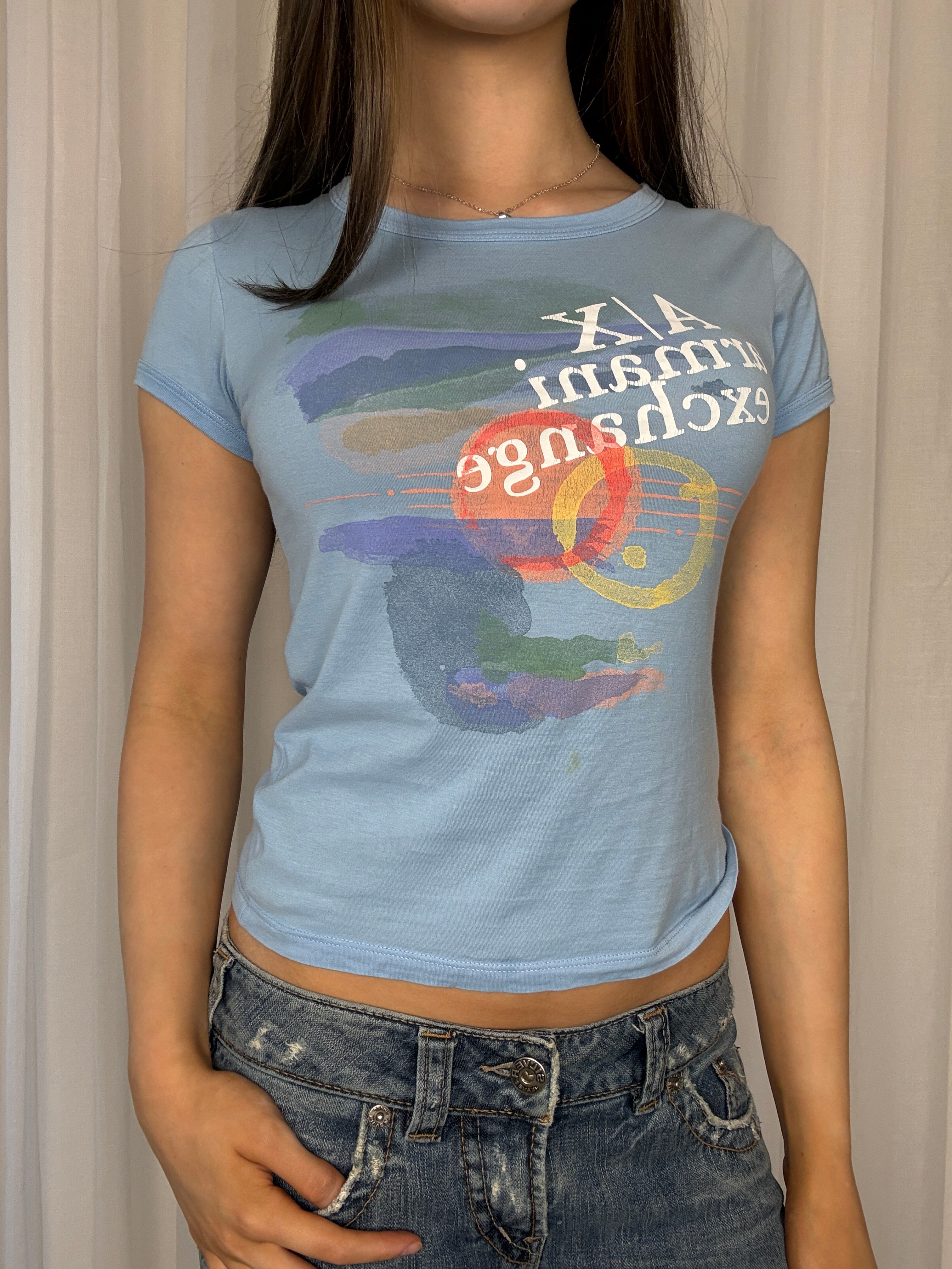 Armani Exchange Blue Tee - S