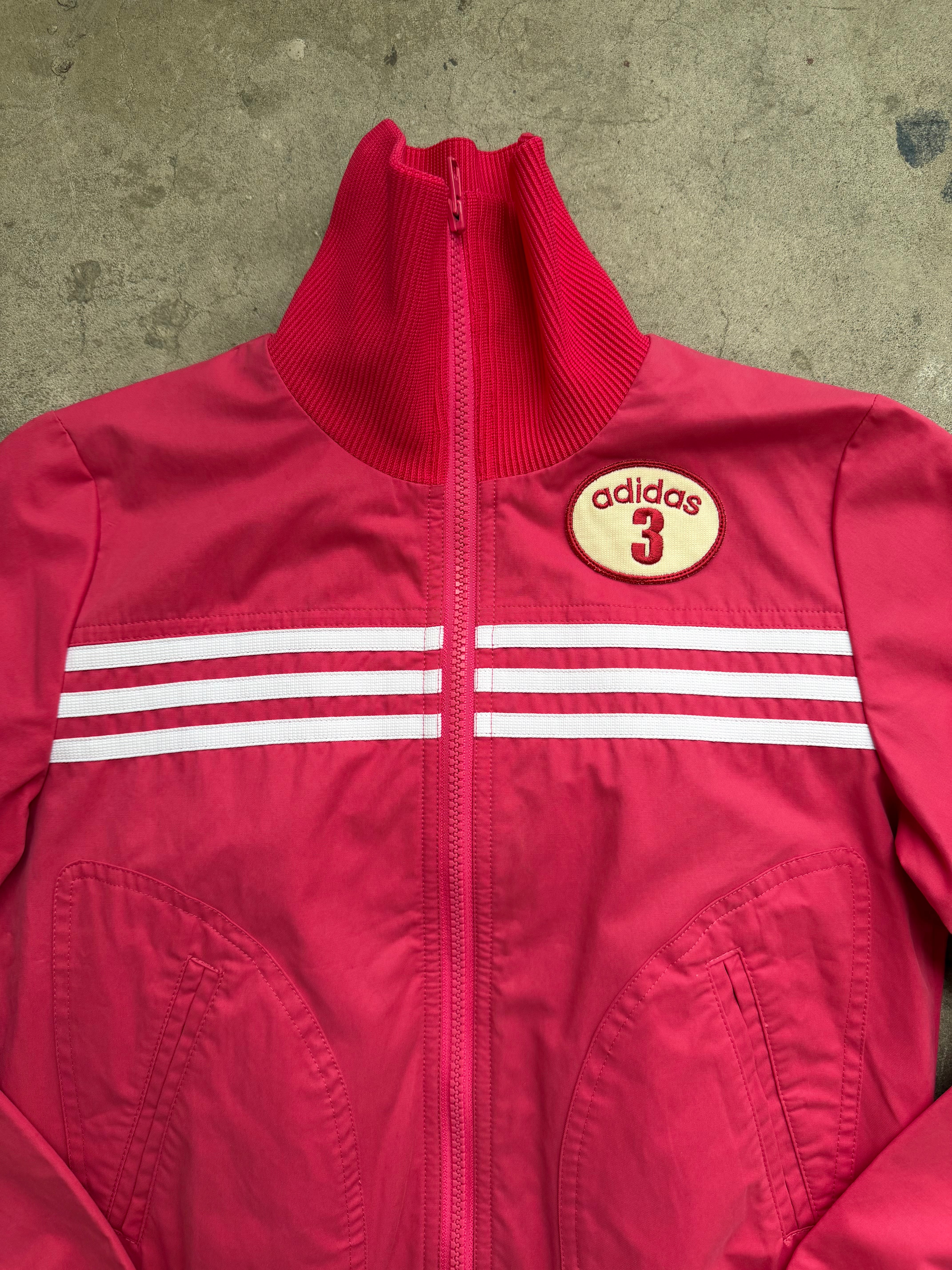 Pink Adidas “3” Jacket - XS