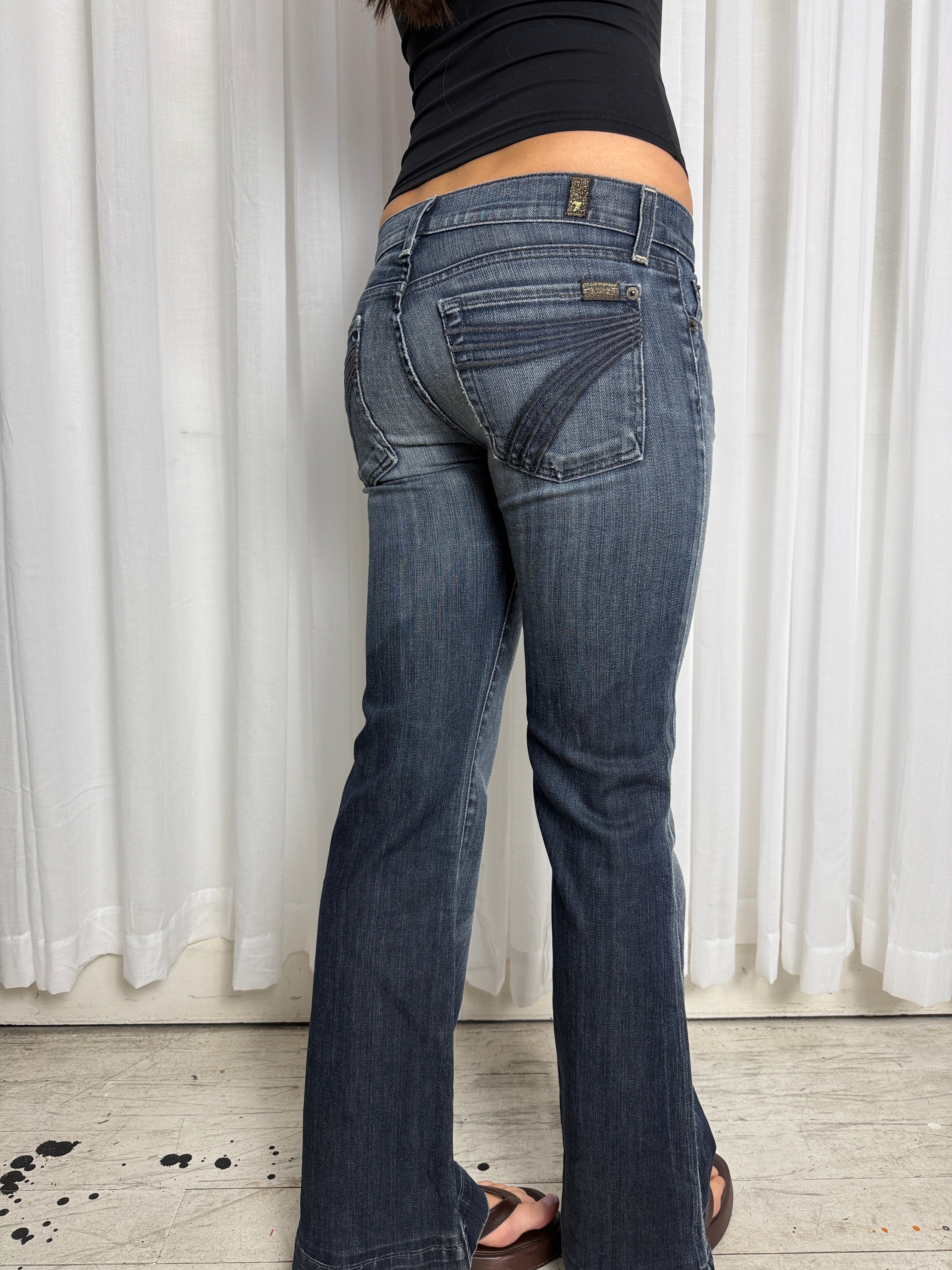 7 For All Mankind Low Rise Jeans - 27”