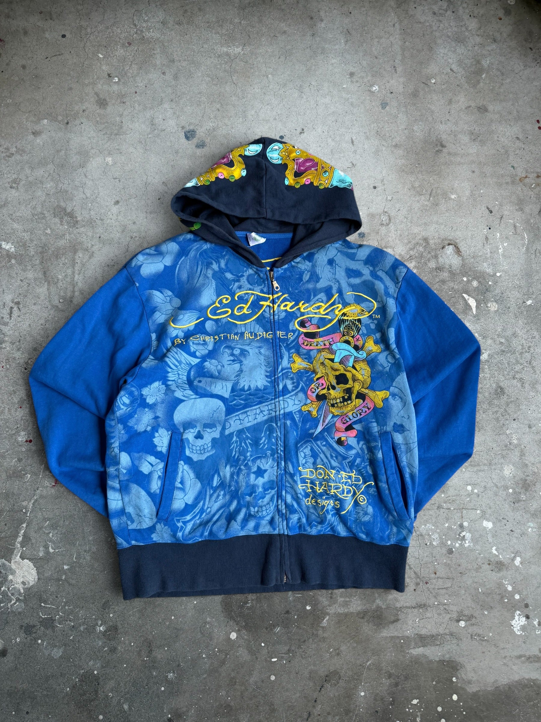 Ed Hardy Zip Up - XL