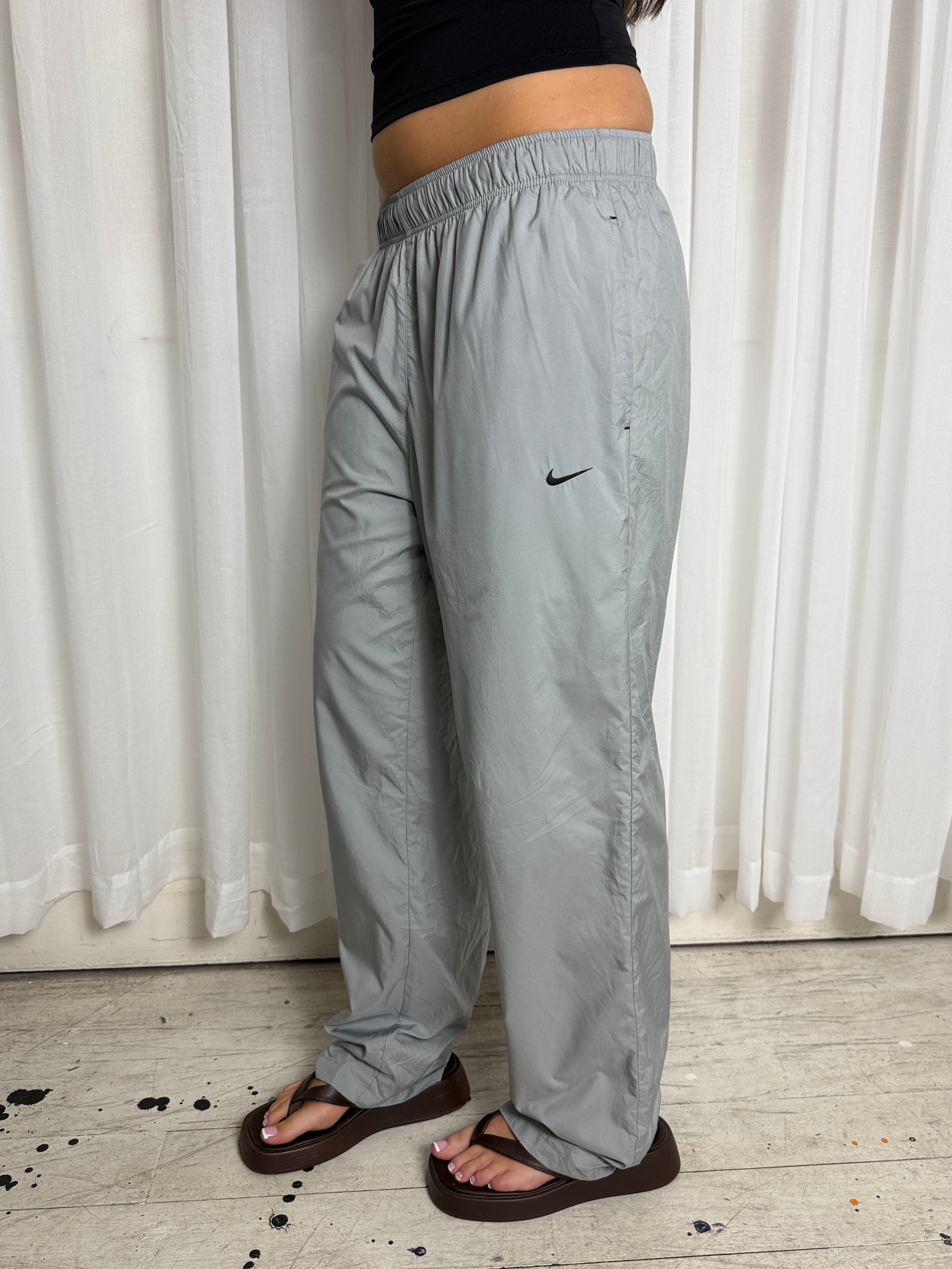 Grey Nike Trackpants - L