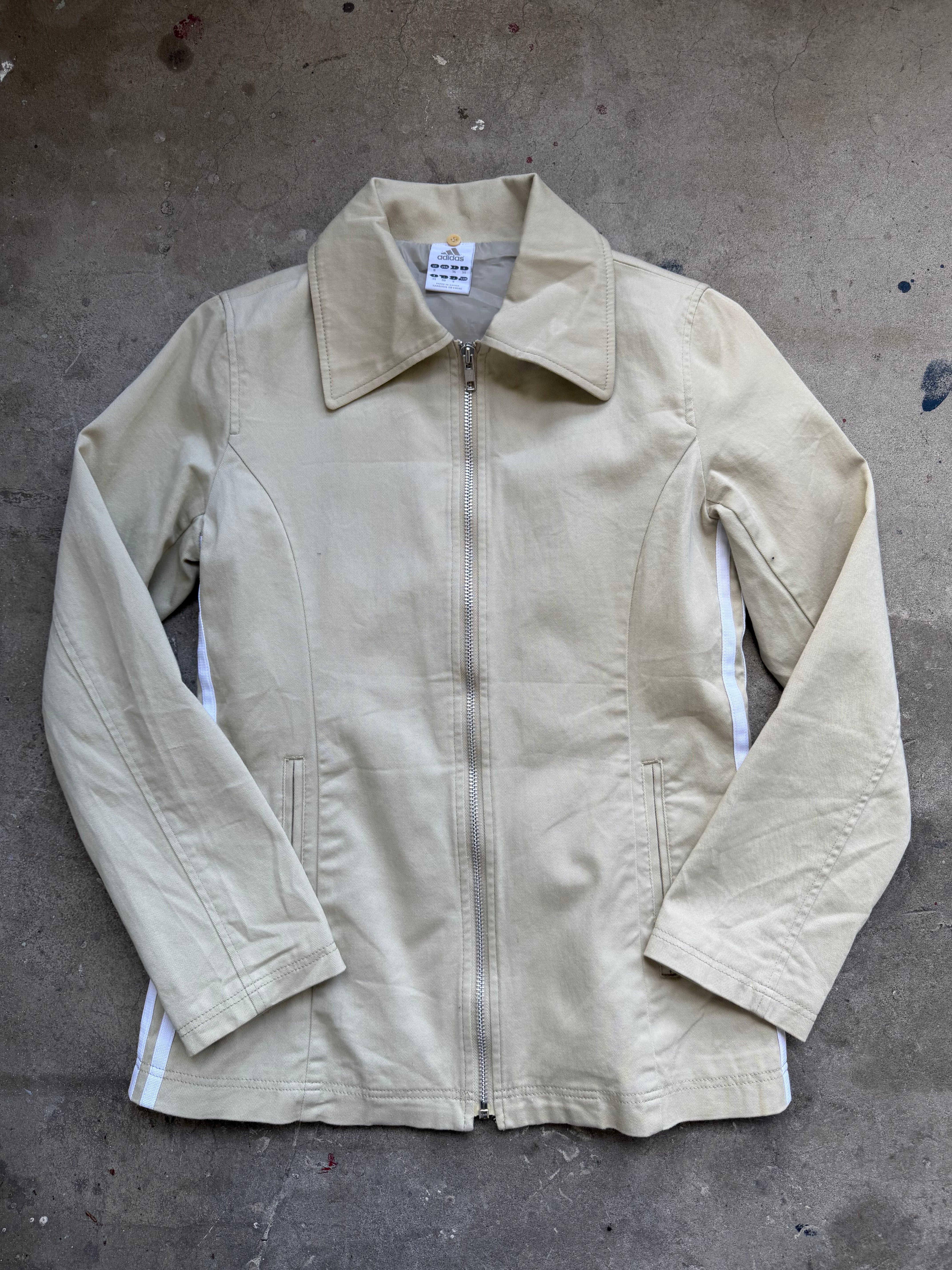 Adidas Cotton Collared Jacket - S