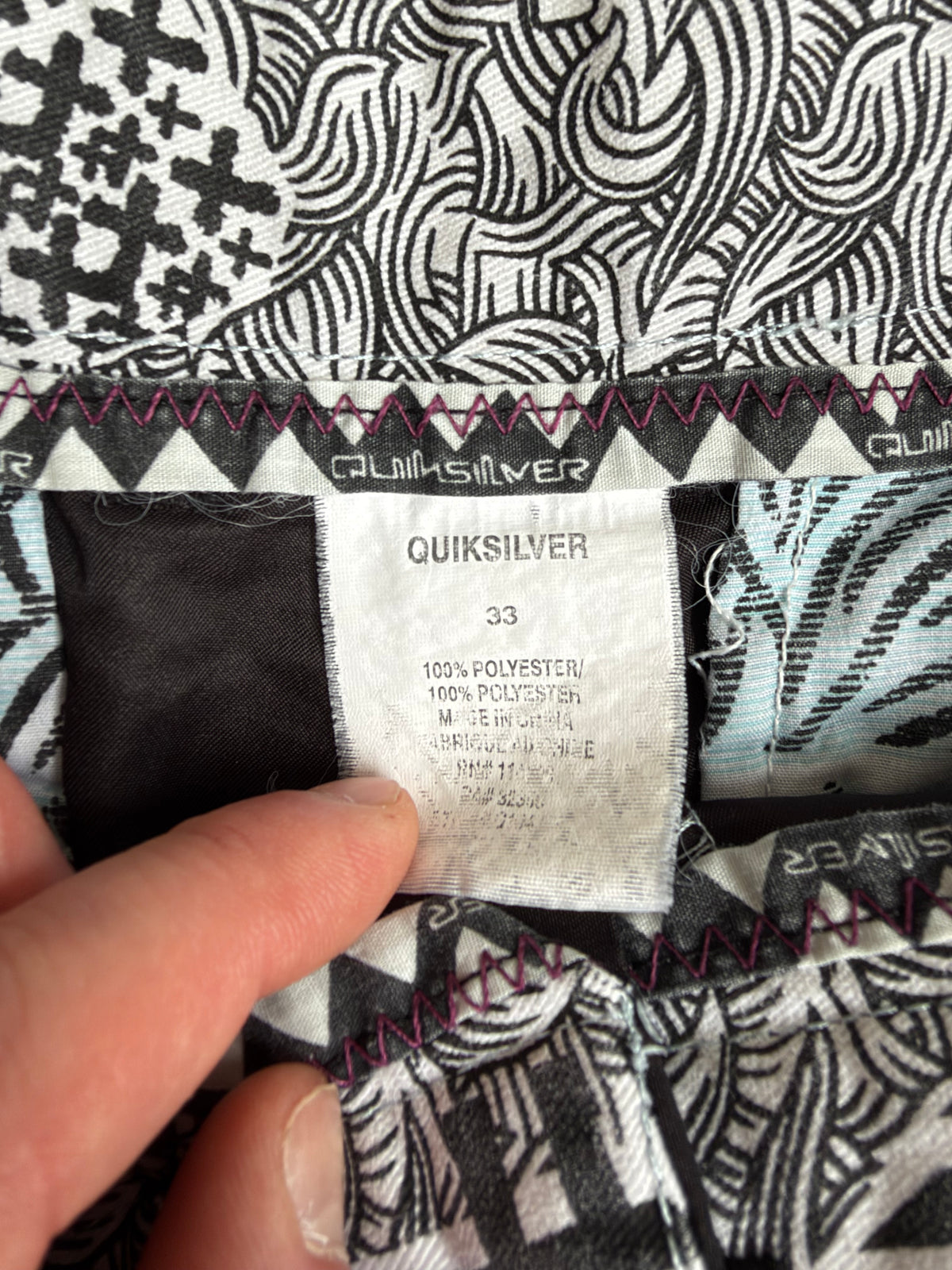 Black Quiksilver Shorts - 33”