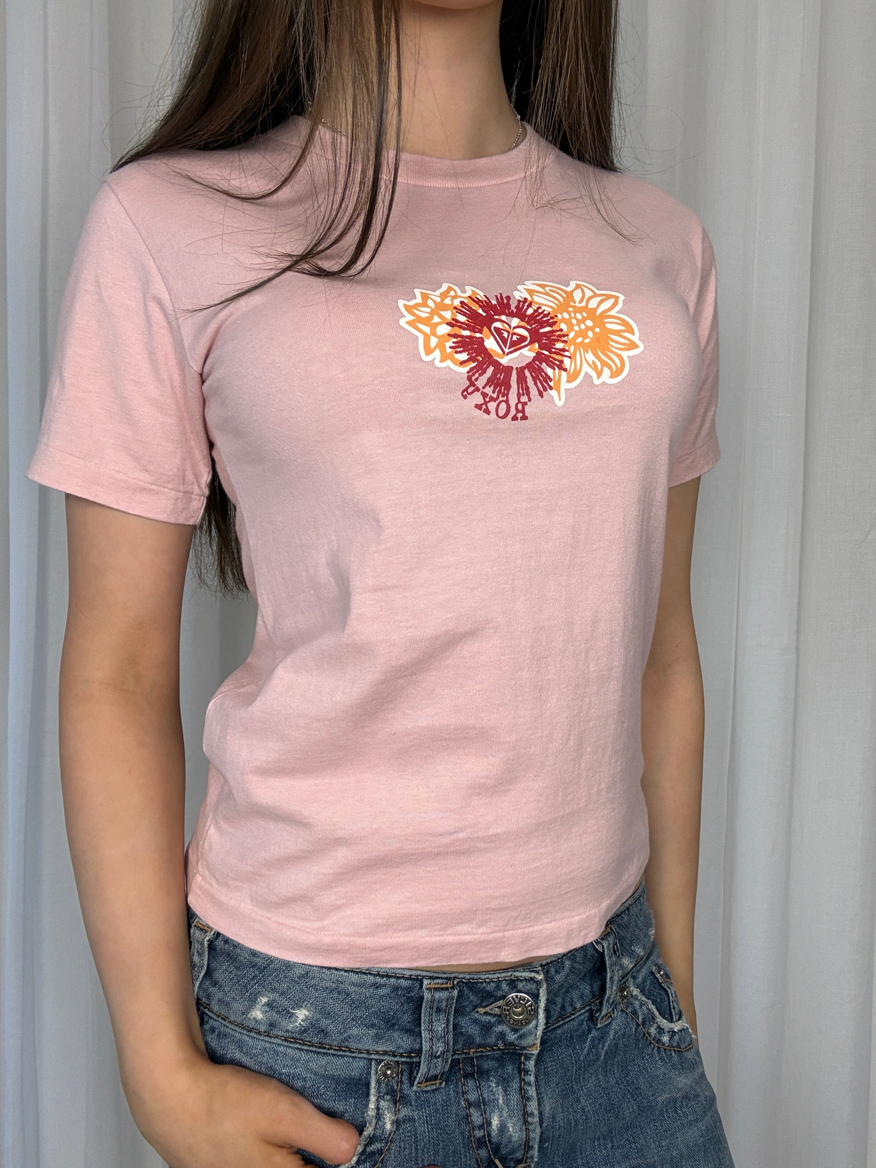 Pink Roxy Tee - S