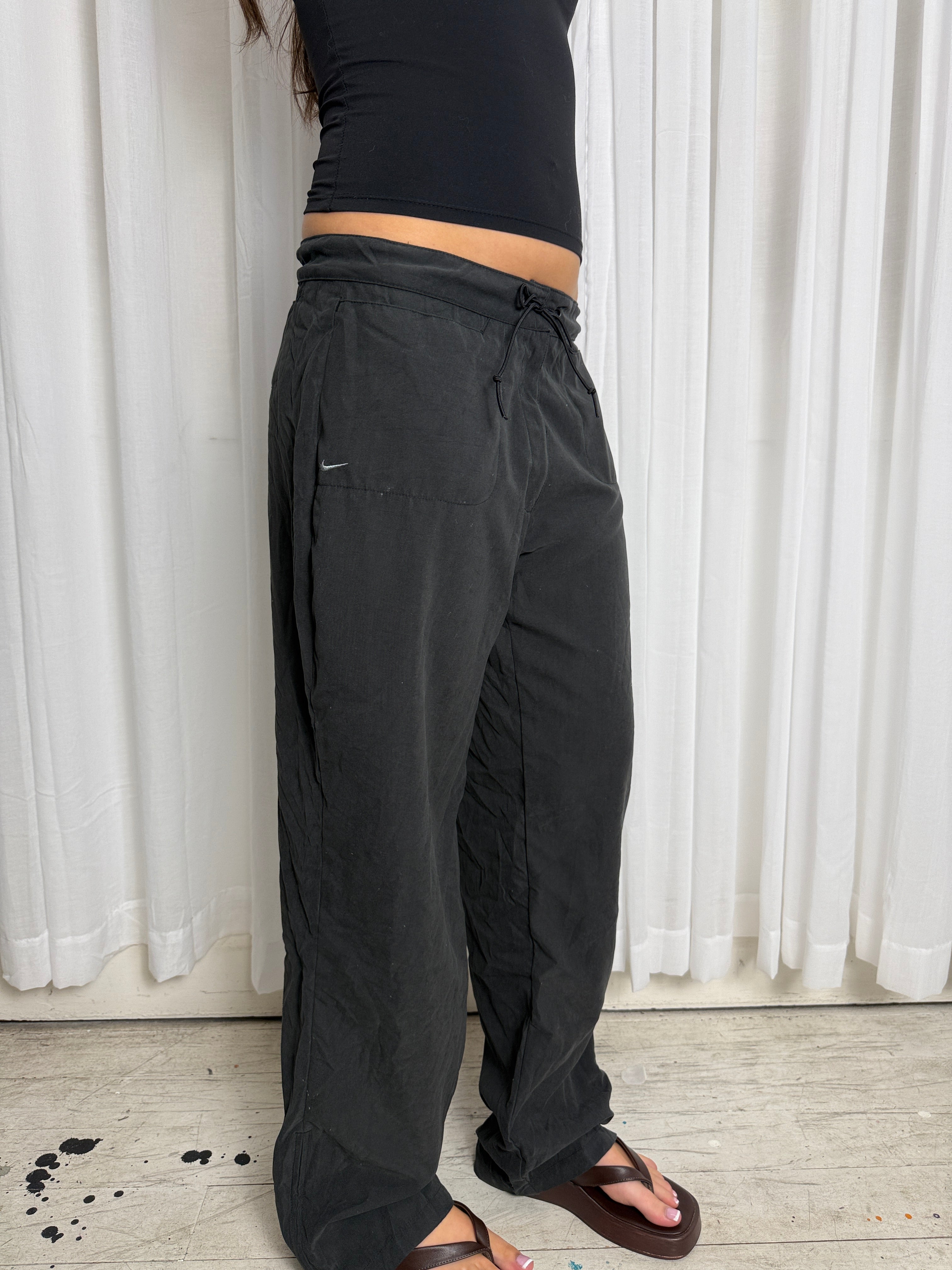 Black Nike Trackpants - L