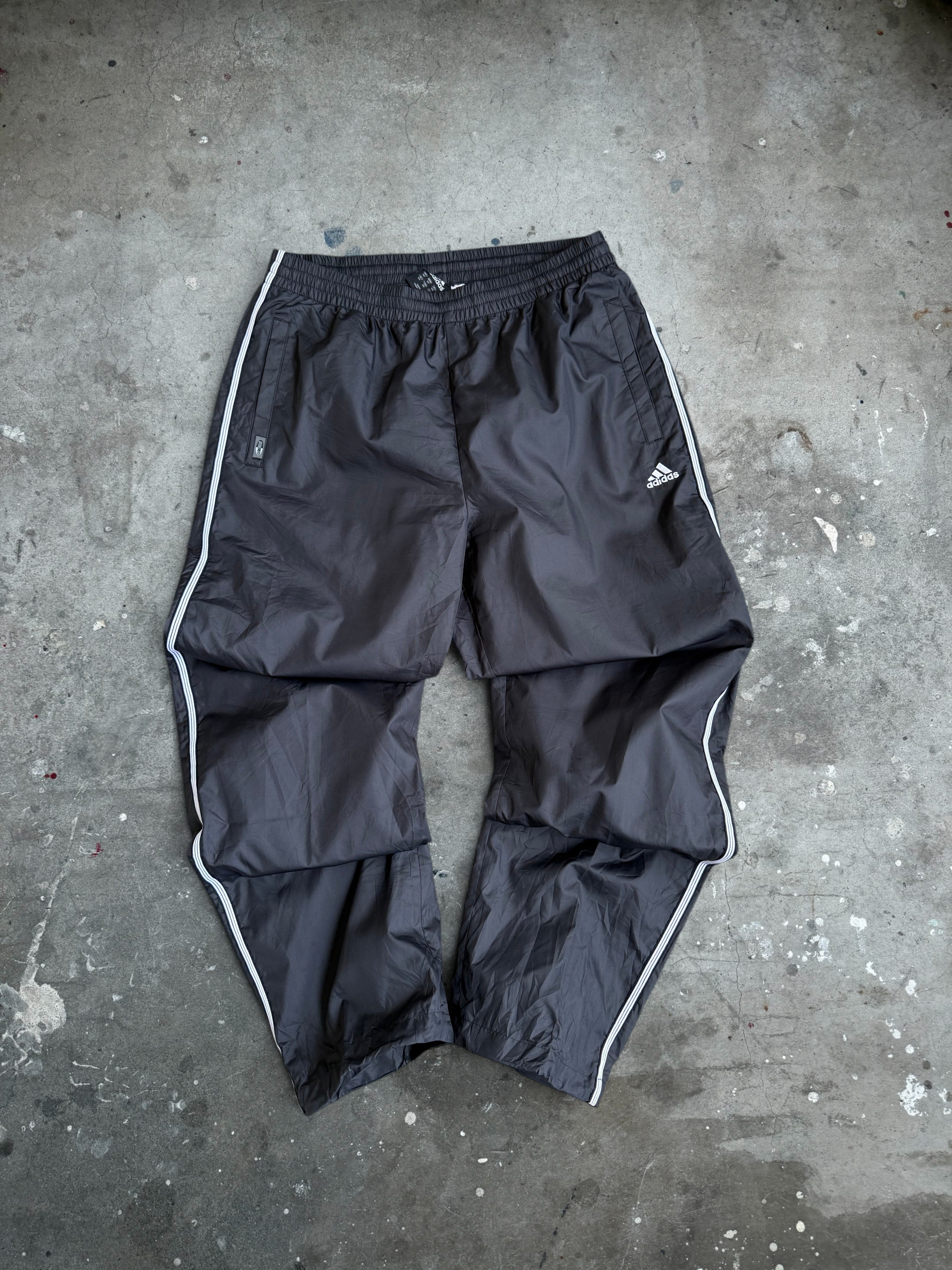 Black Adidas Trackpants - M