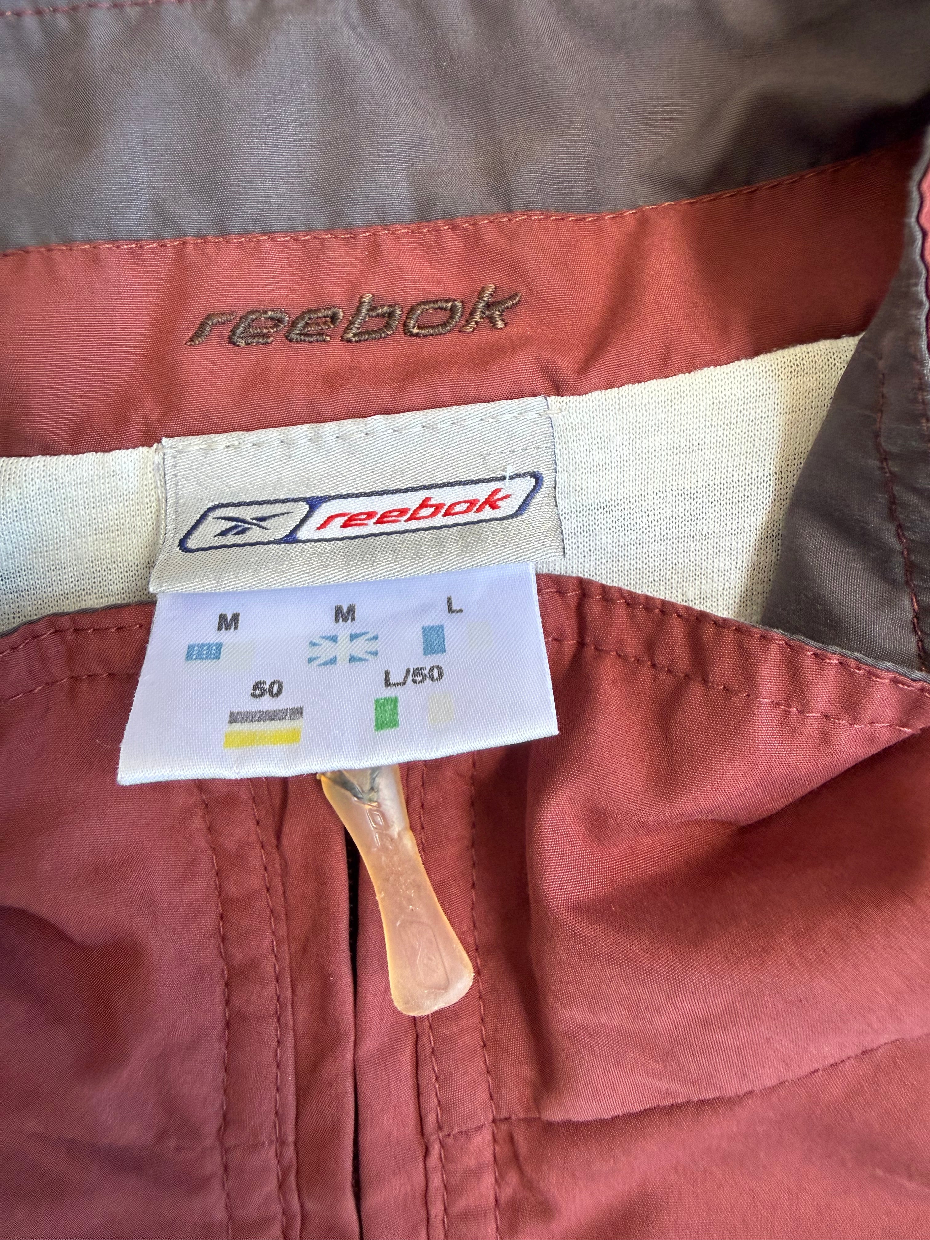 Maroon Reebok Spray Jacket - L