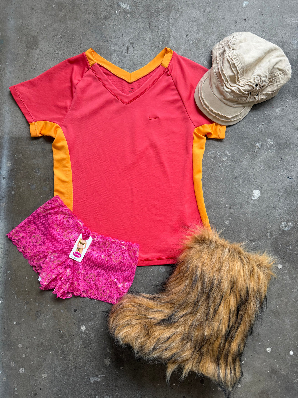 Hot Pink & Orange Nike Jersey