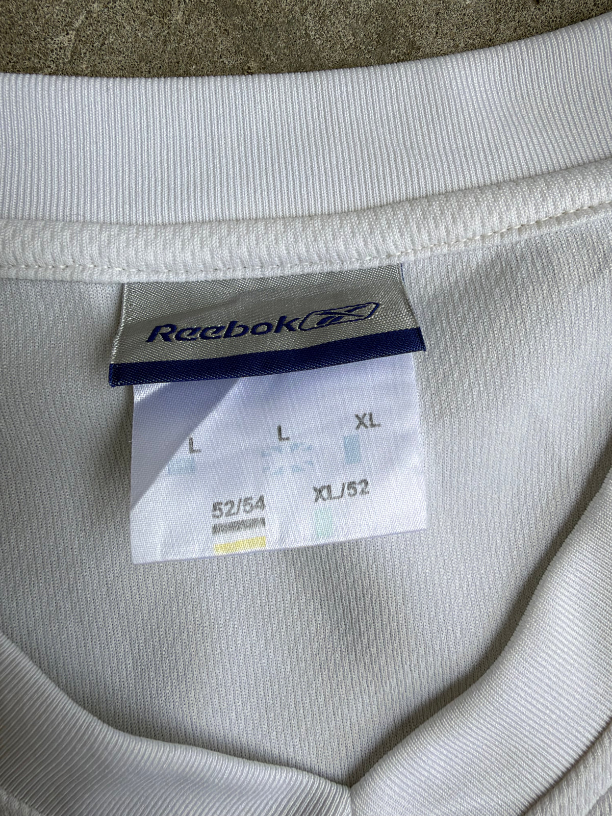 White Reebok Singlet - XL