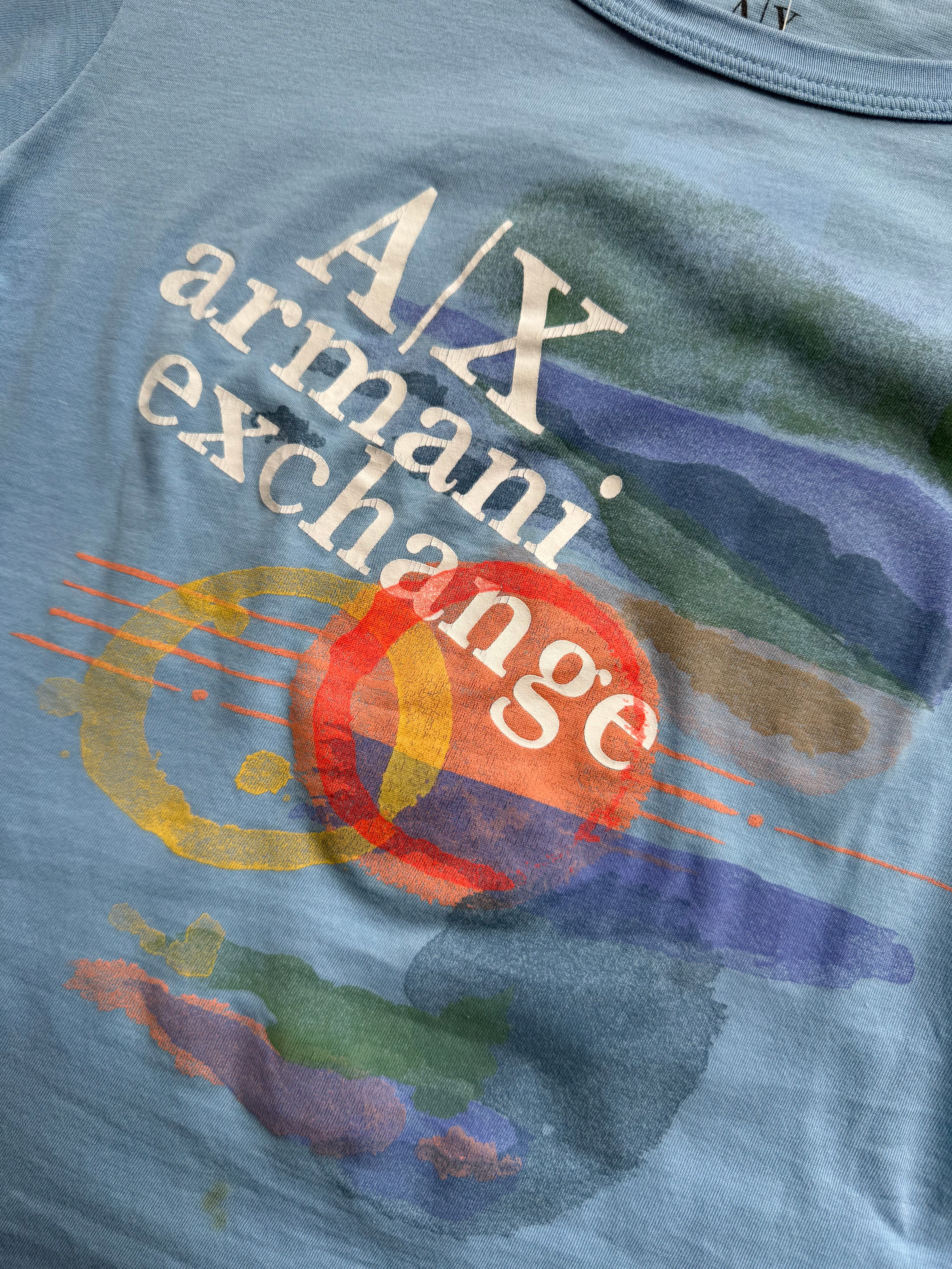 Armani Exchange Blue Tee - S