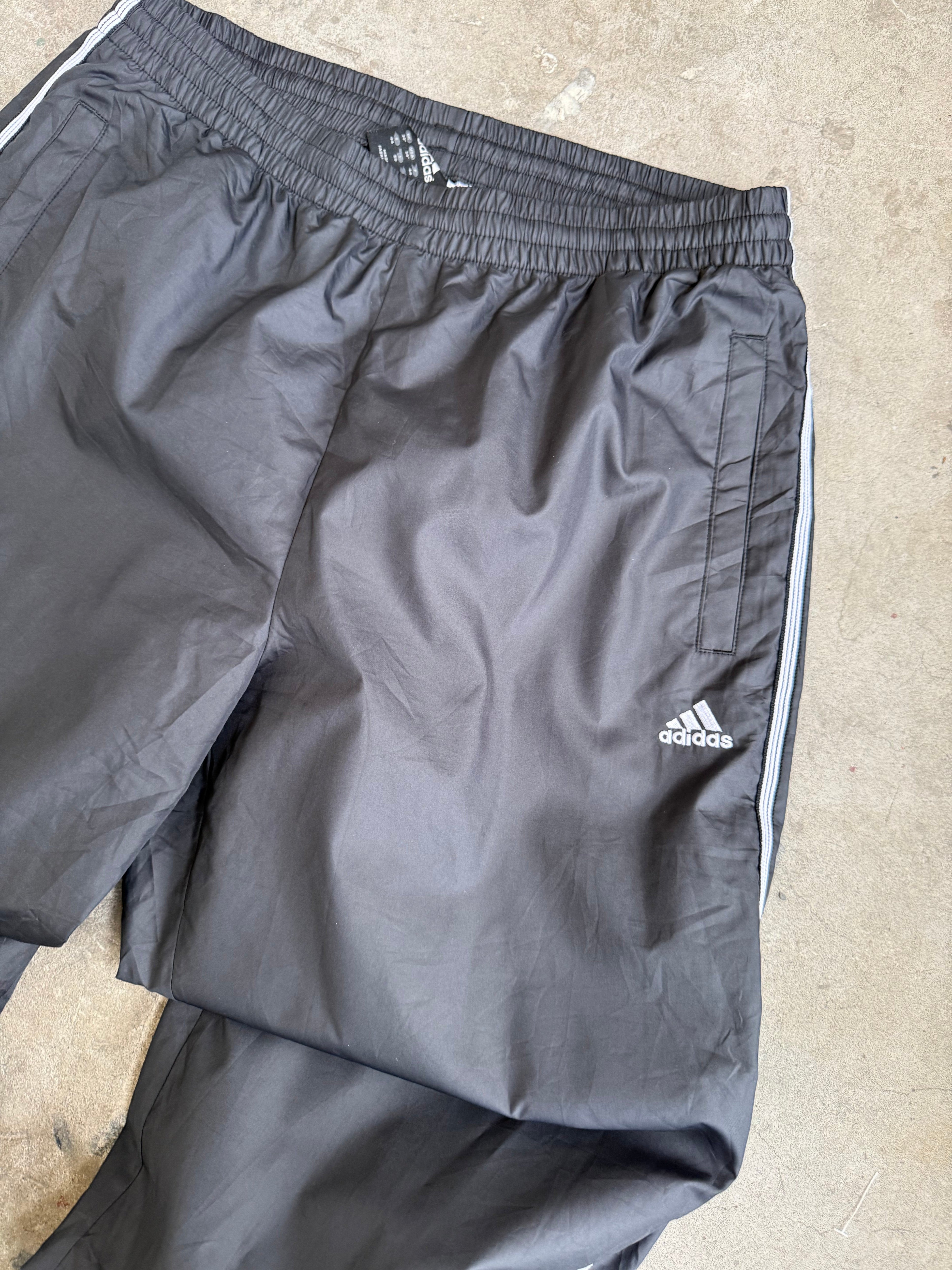 Black Adidas Trackpants - M
