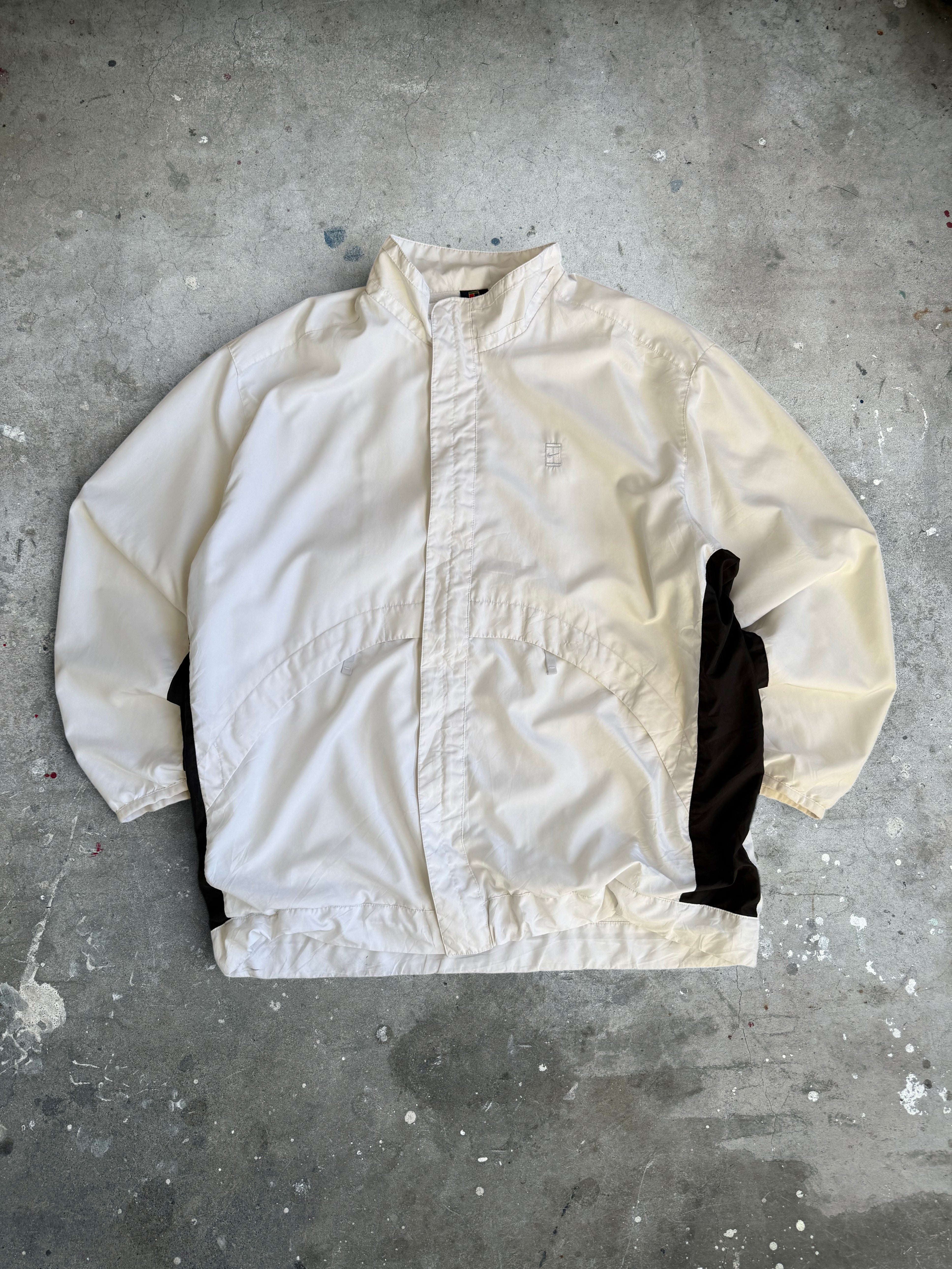 White Nike Tennis Jacket - XL