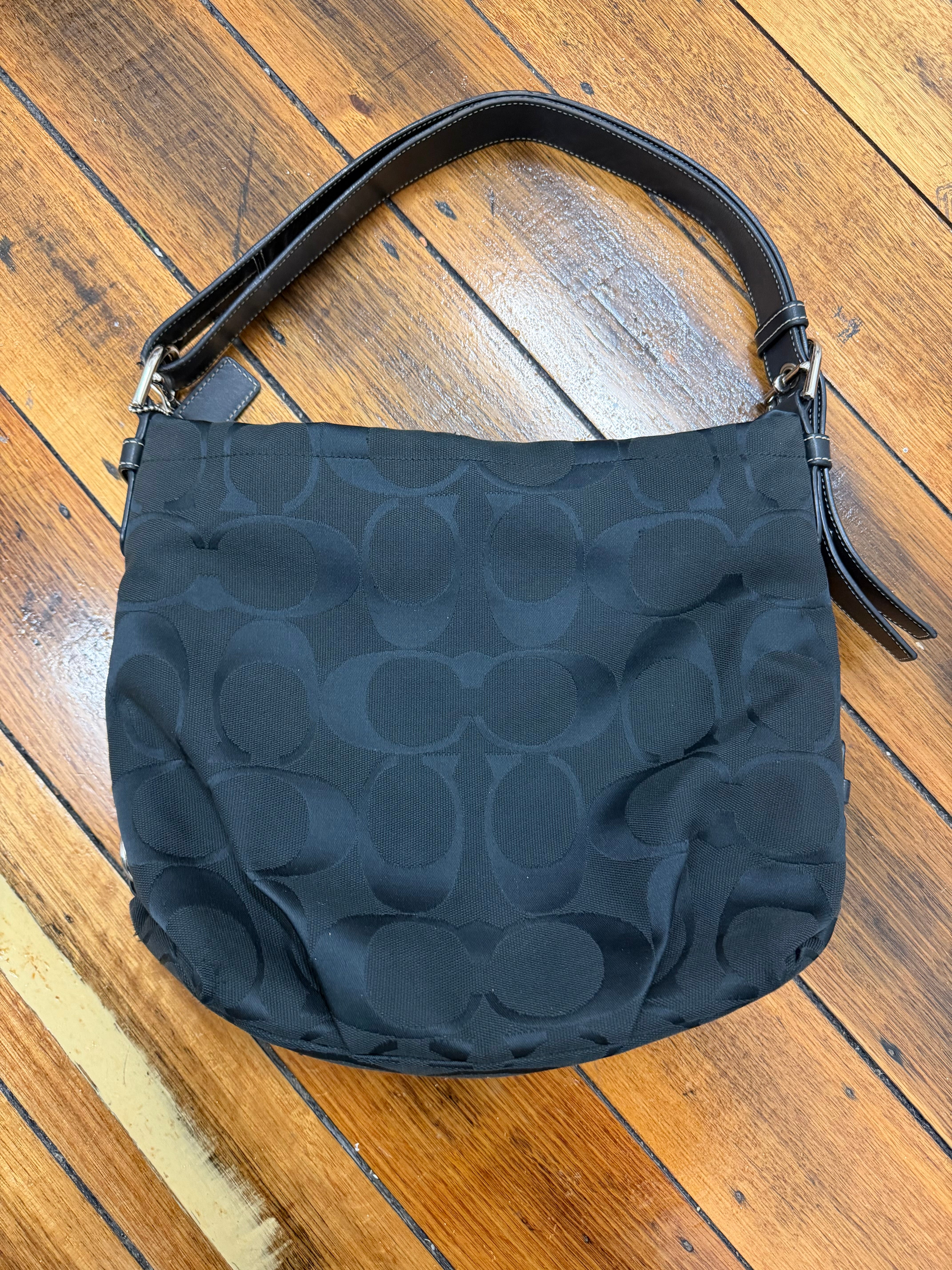 Black Coach Shoulder Bag
