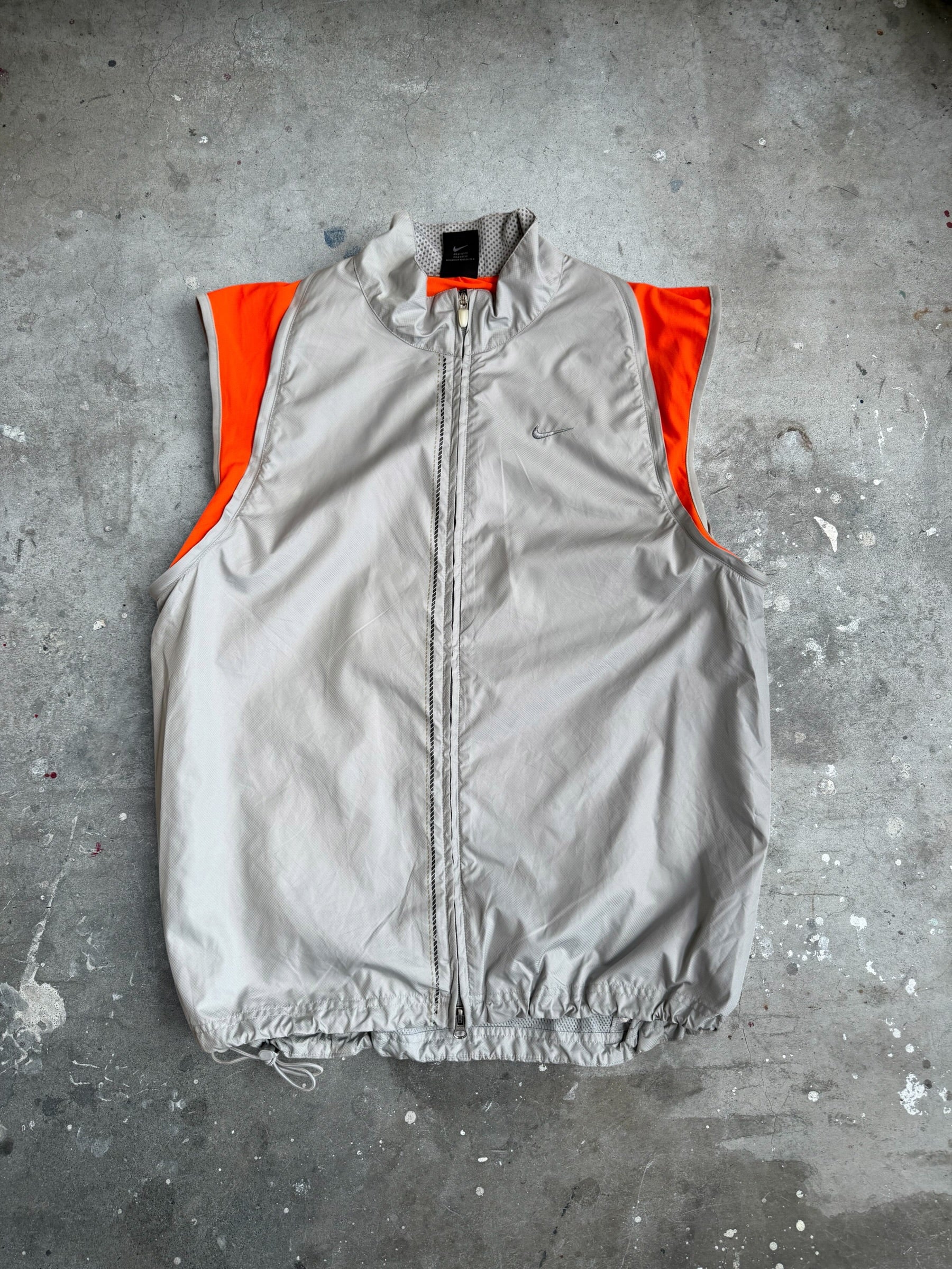 Grey Nike Spray Jacket/Vest - M