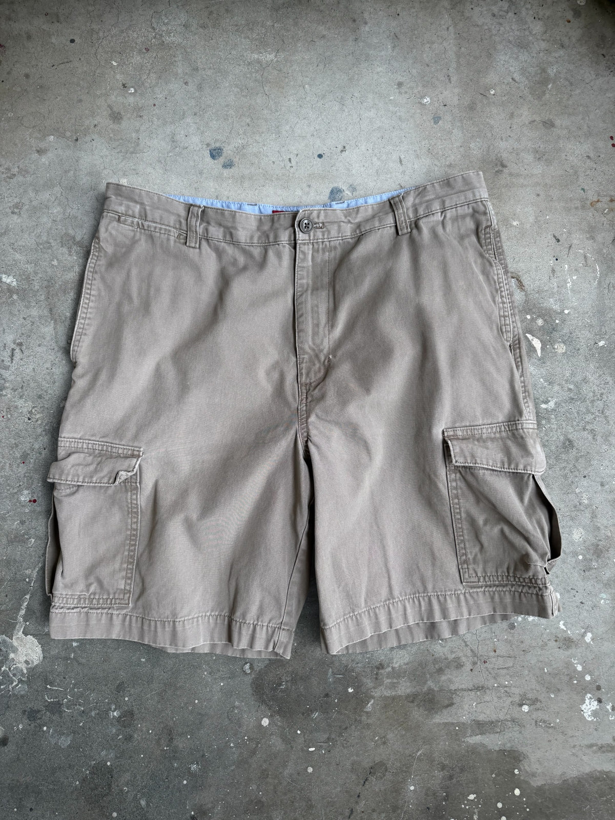 Light Brown Chaps Cargo Shorts - 36”