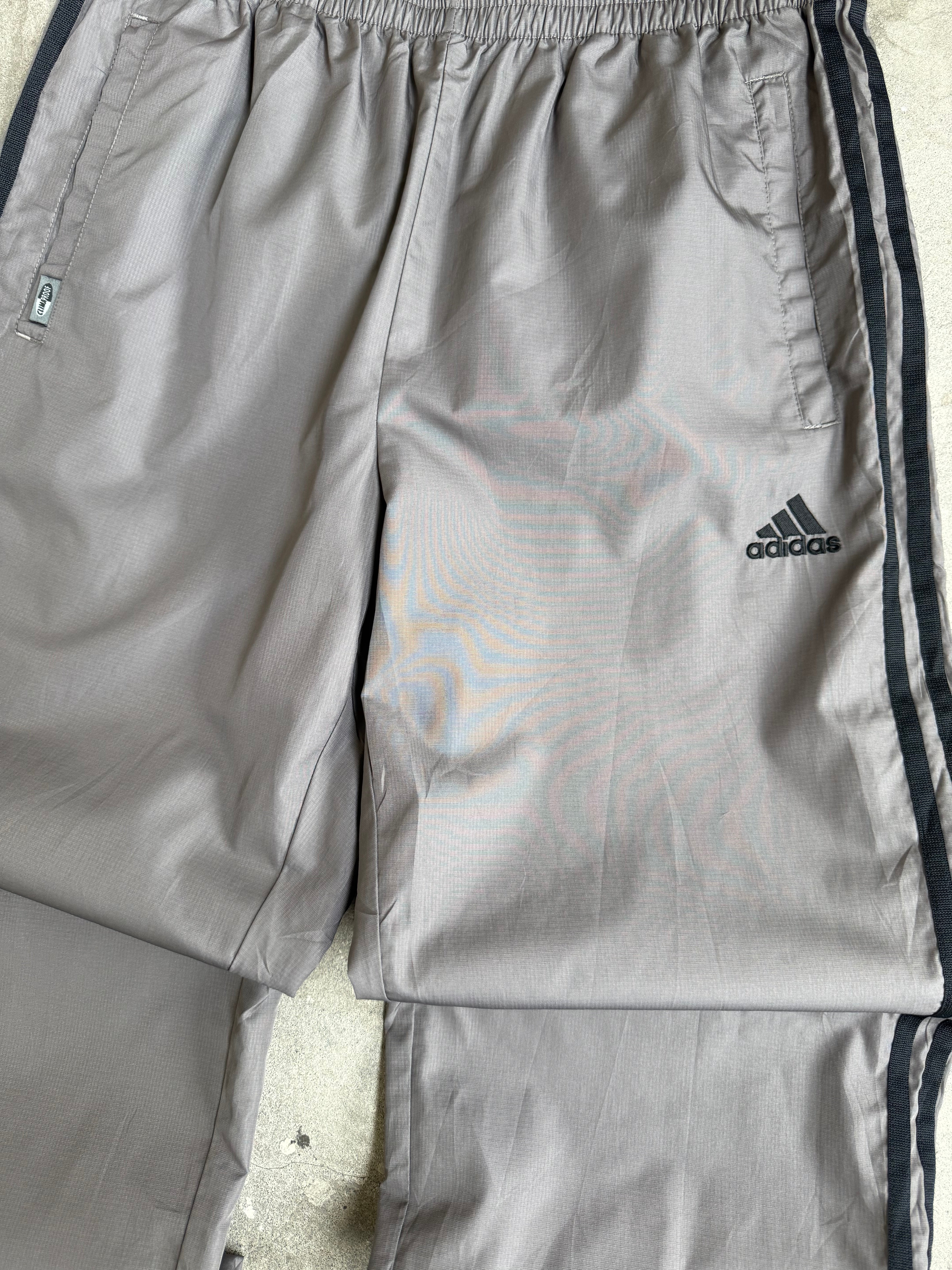 Charcoal Adidas Trackpants - M