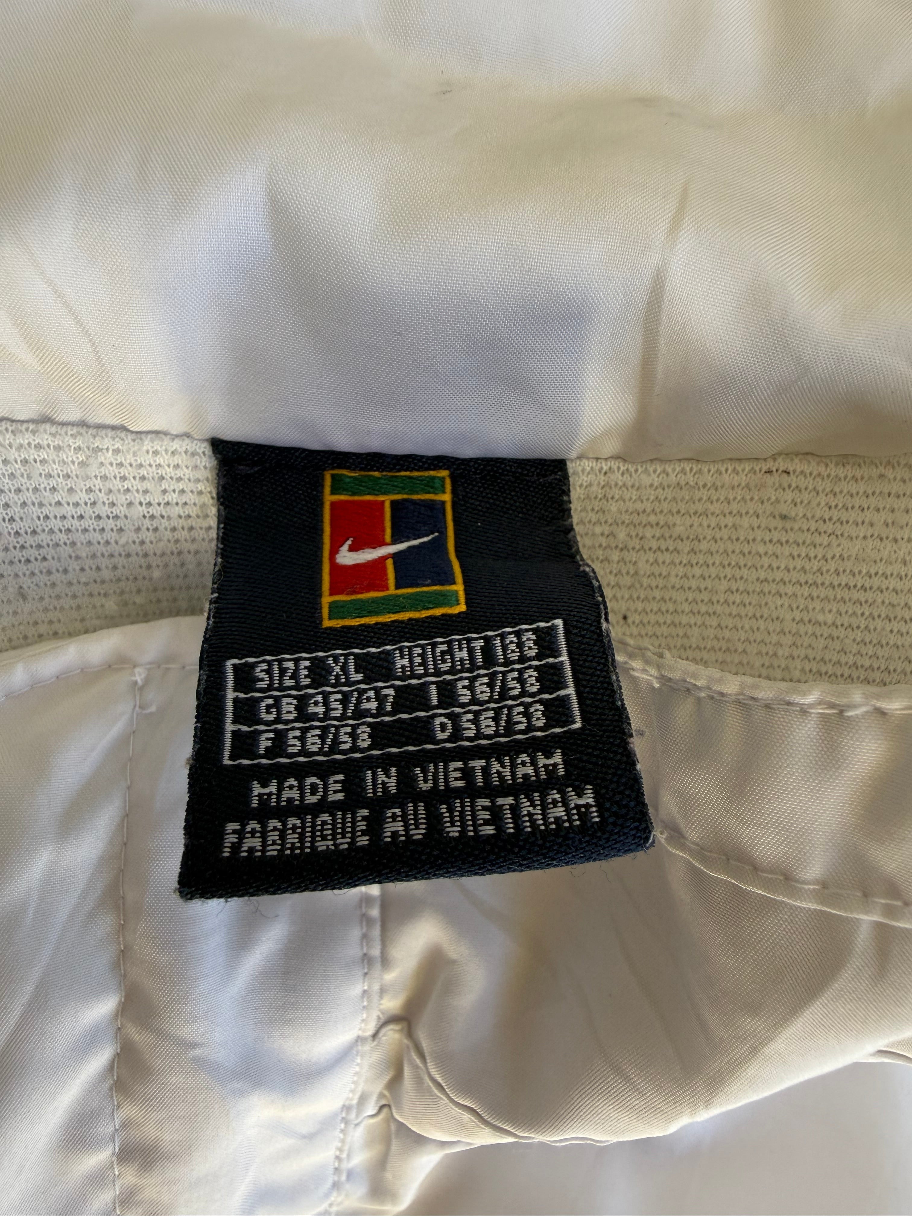 White Nike Tennis Jacket - XL