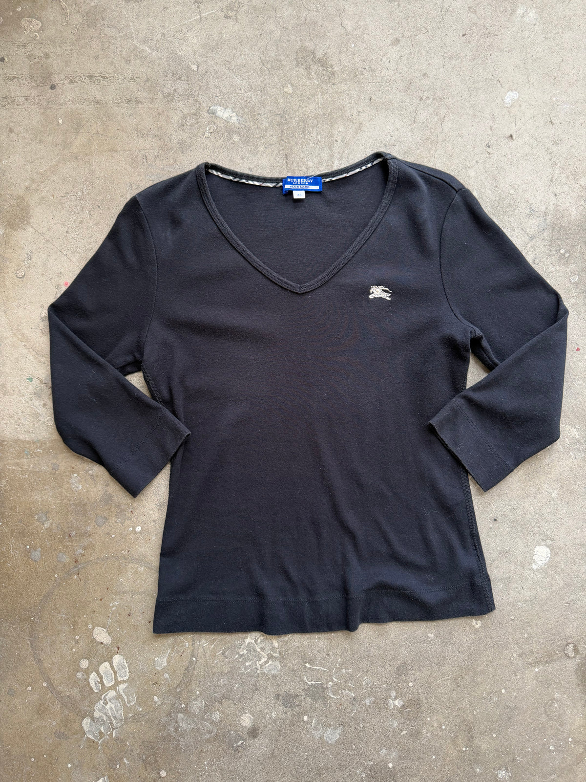 Burberry 3/4 Sleeve Top
