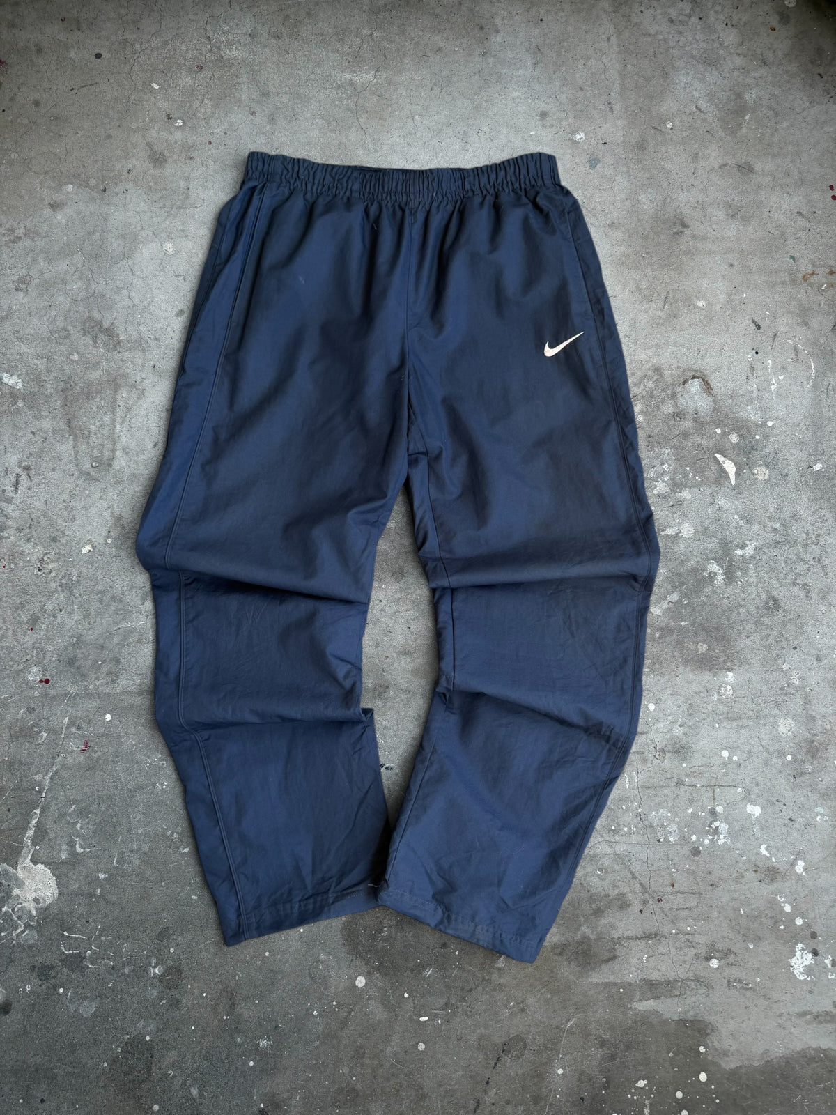 Navy Nike Trackpants - M