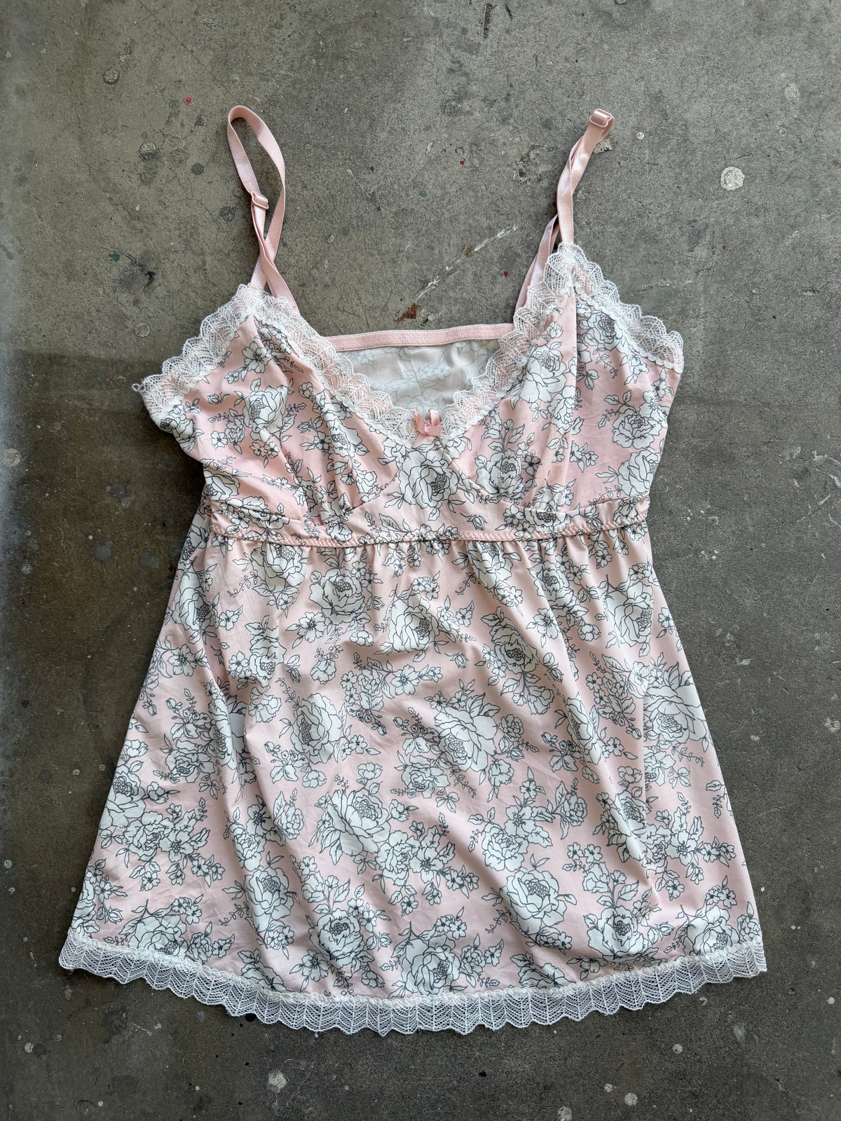 Baby Pink Floral Cami