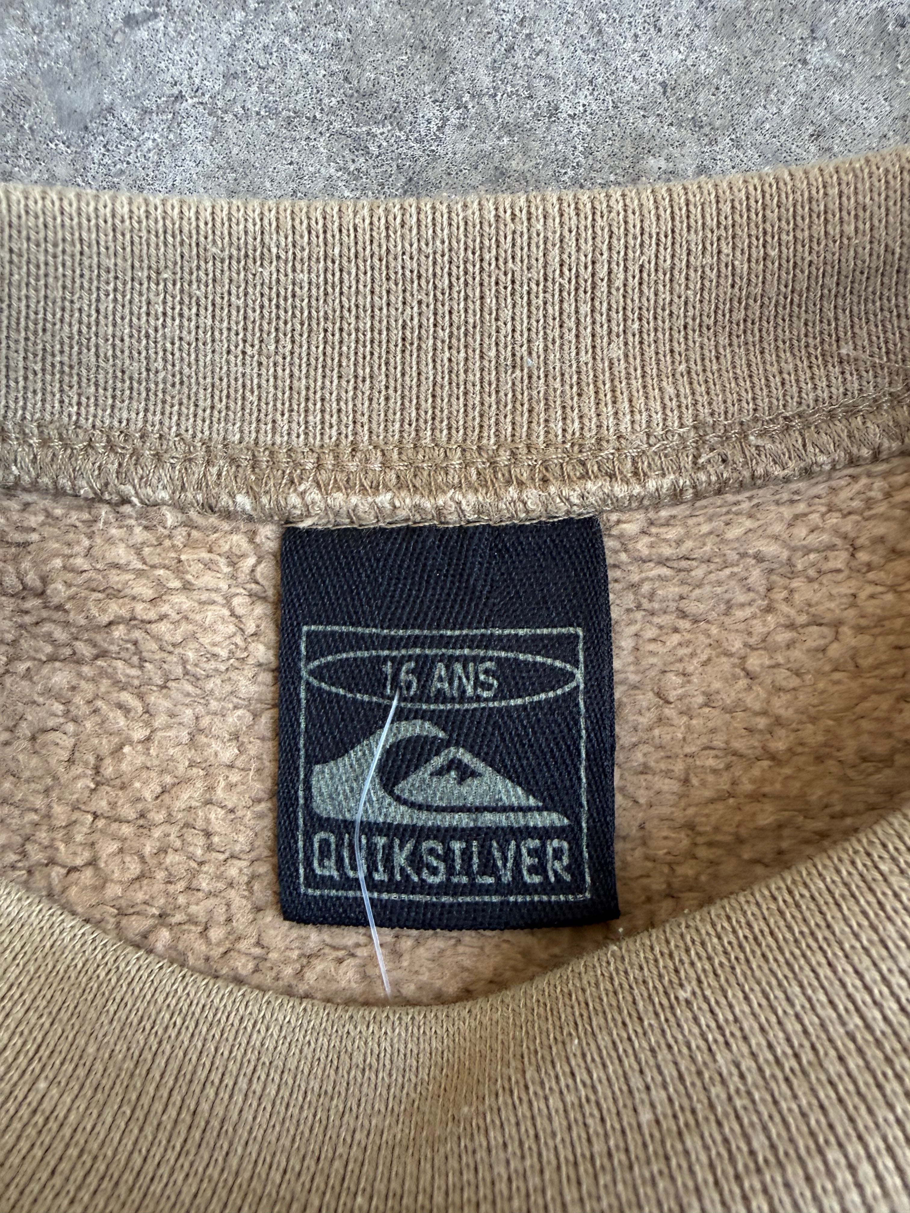 Beige Quiksilver Jumper - M
