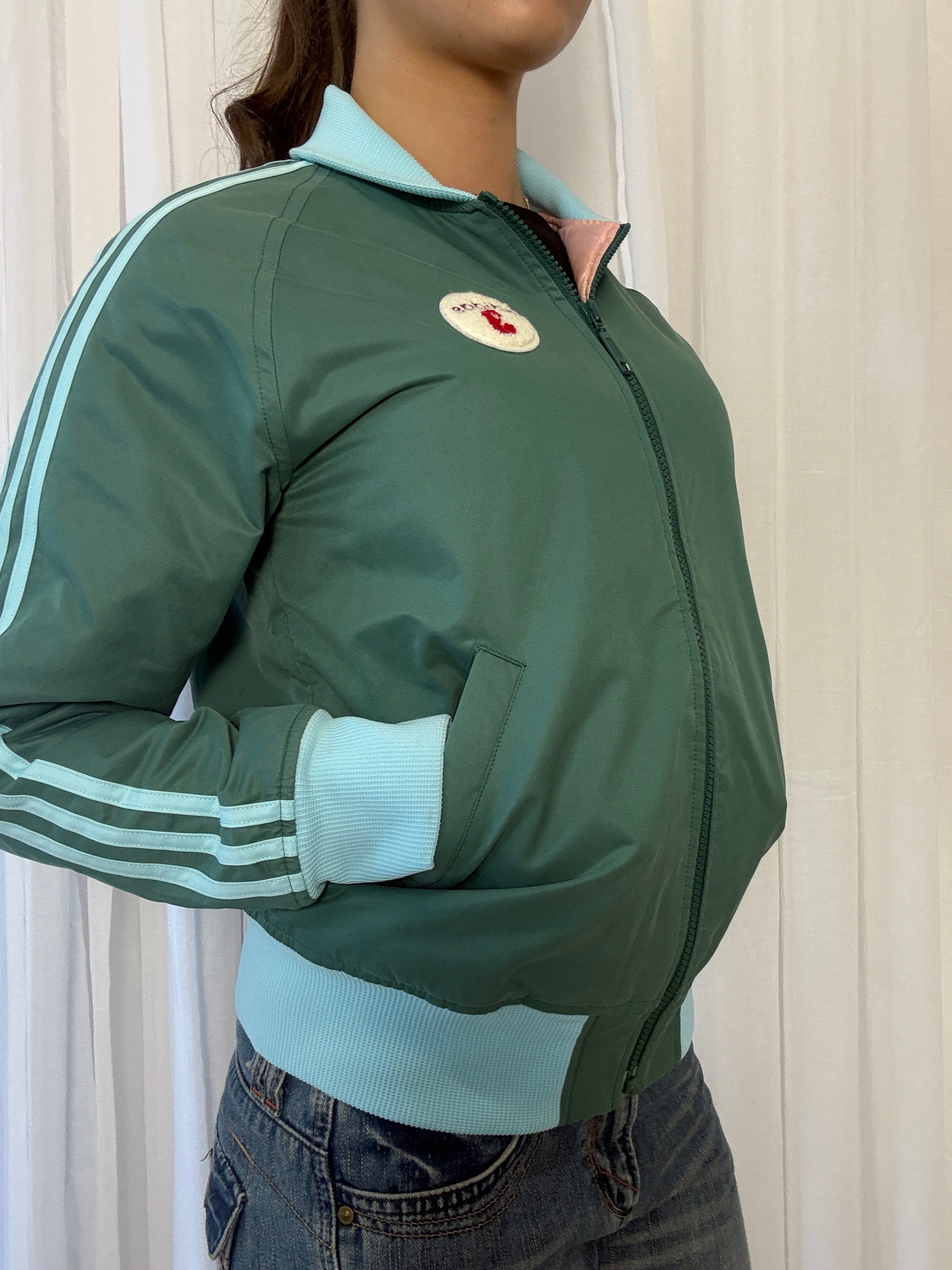 Green Adidas Jacket - L