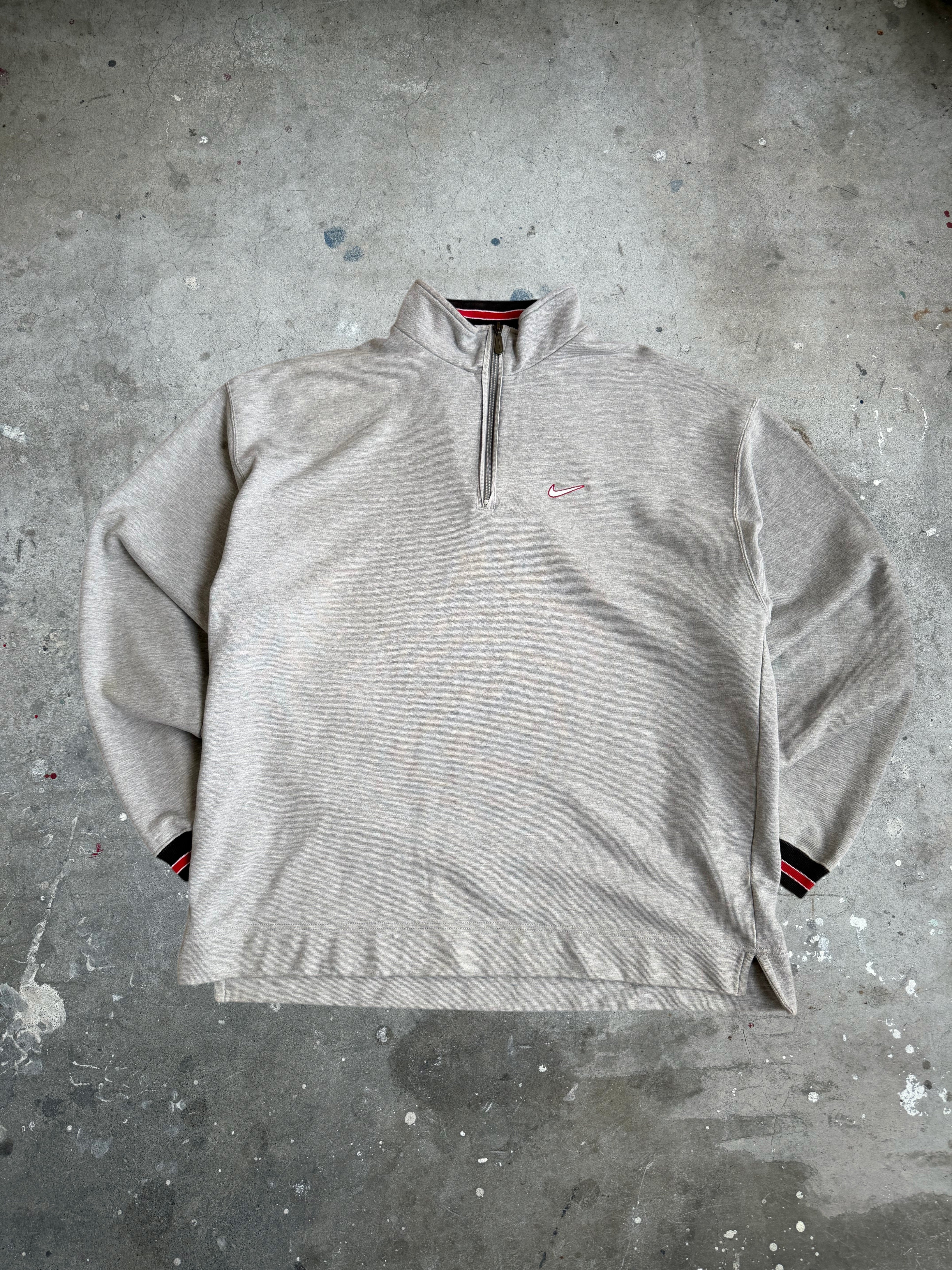 Nike Quarter Zip Jumper - L