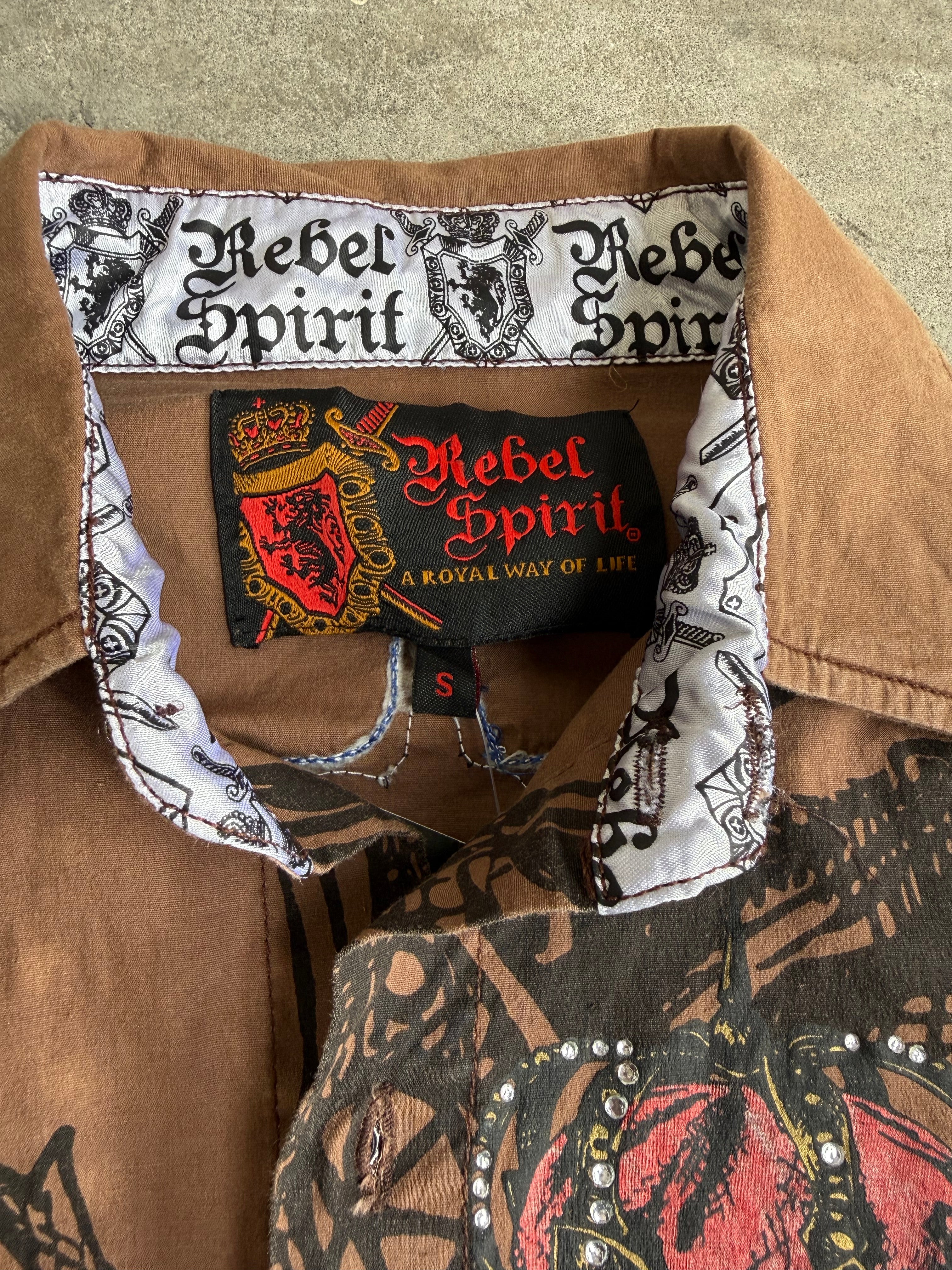 Rebel Spirit Button Up Shirt - S