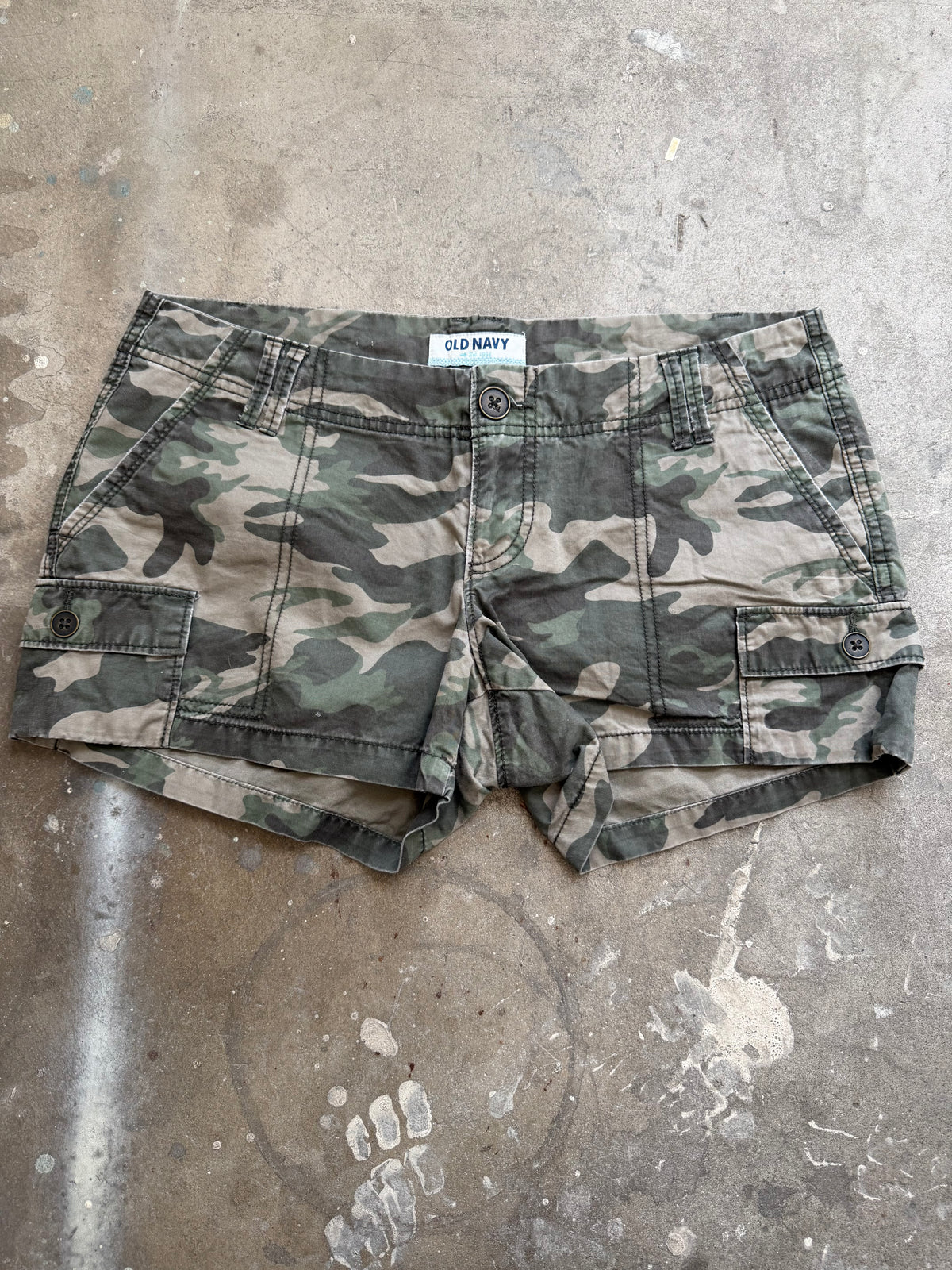 Camo Low Rise Shorts