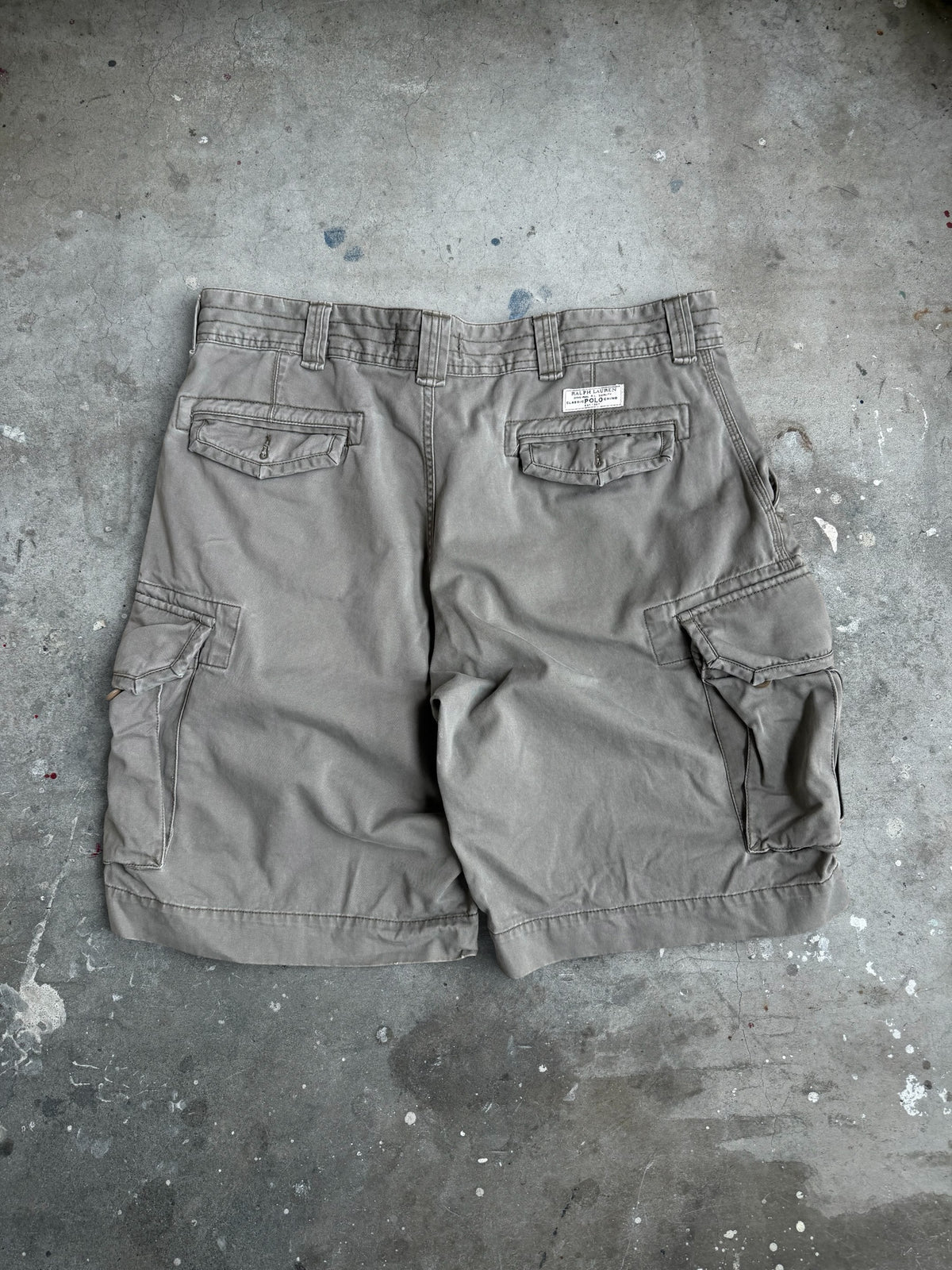Olive Ralph Lauren Cargo Shorts - 38”