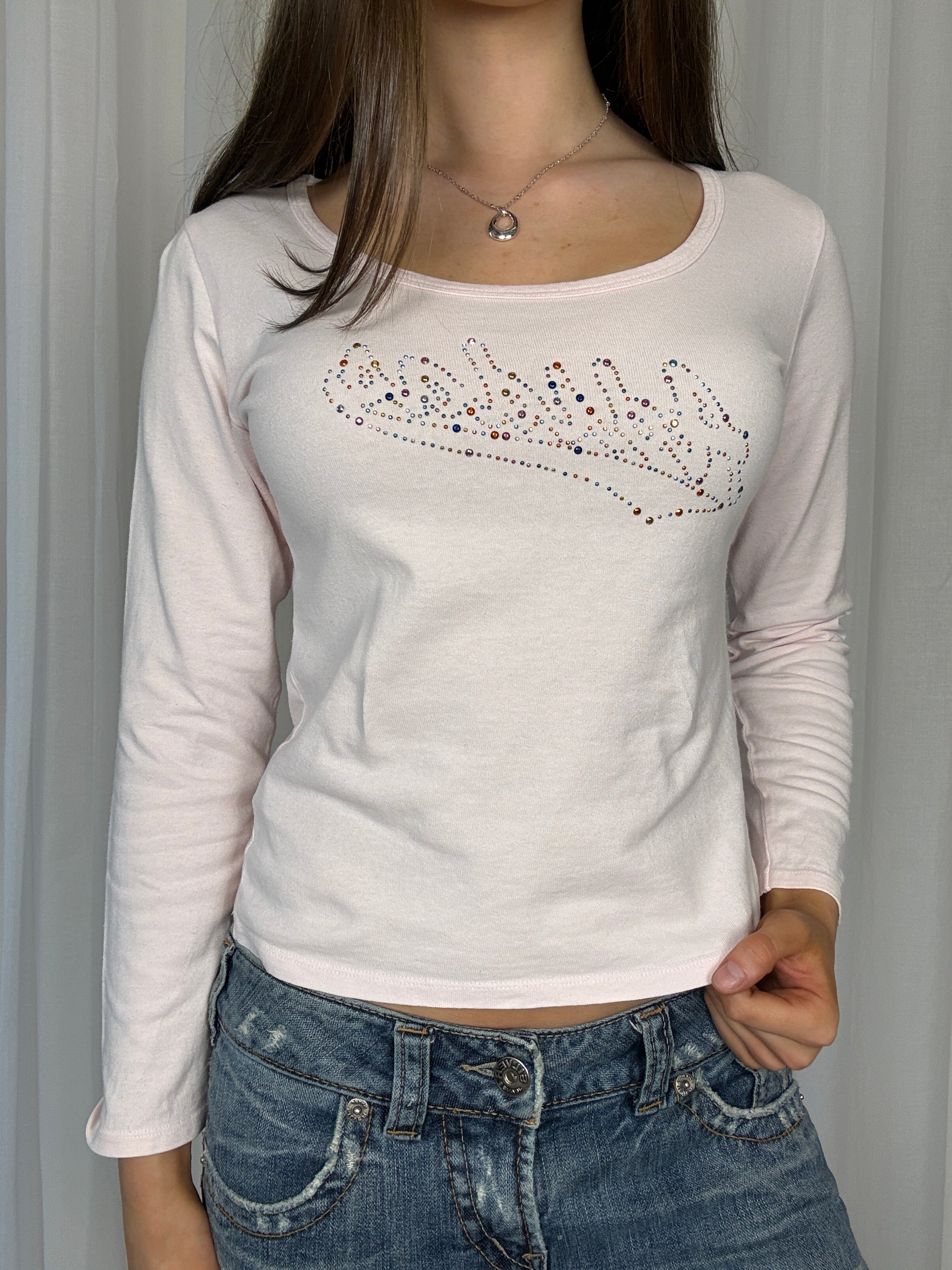 Pink Adidas Long Sleeve - S