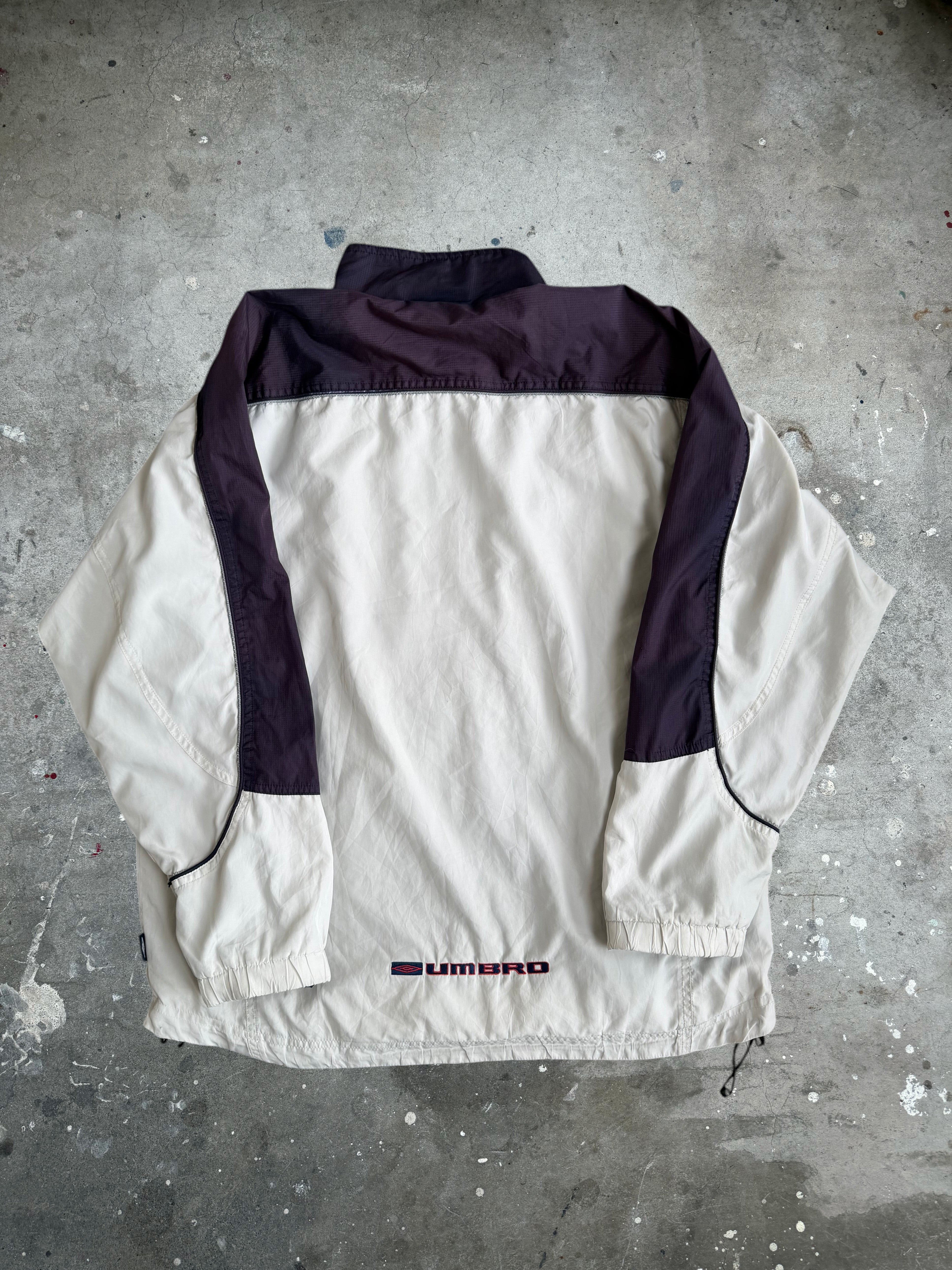 Beige Umbro Spray Jacket - S