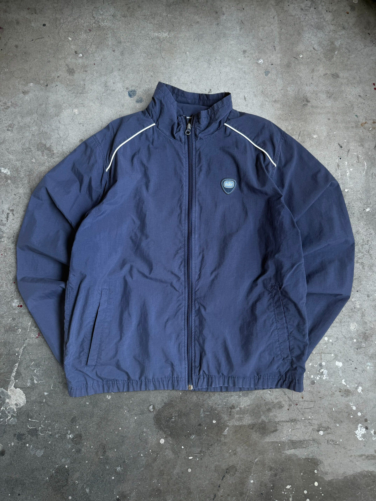 Navy Nike Spray Jacket - L