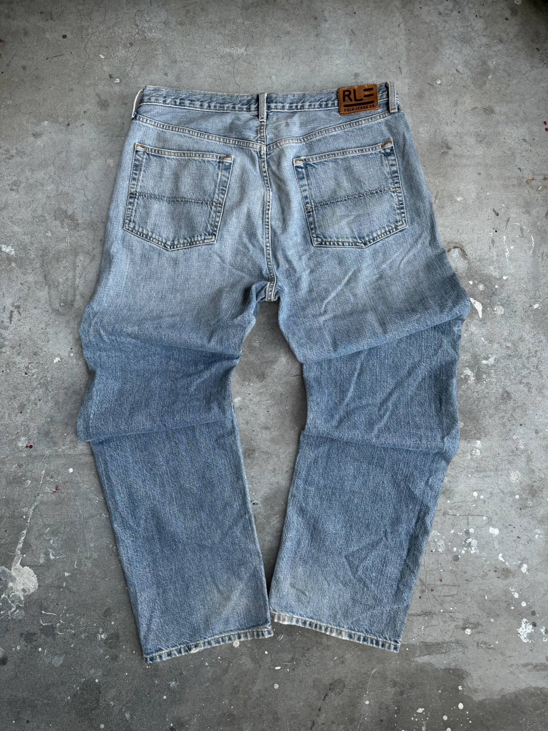Washed Ralph Lauren Denim Jeans - 36”
