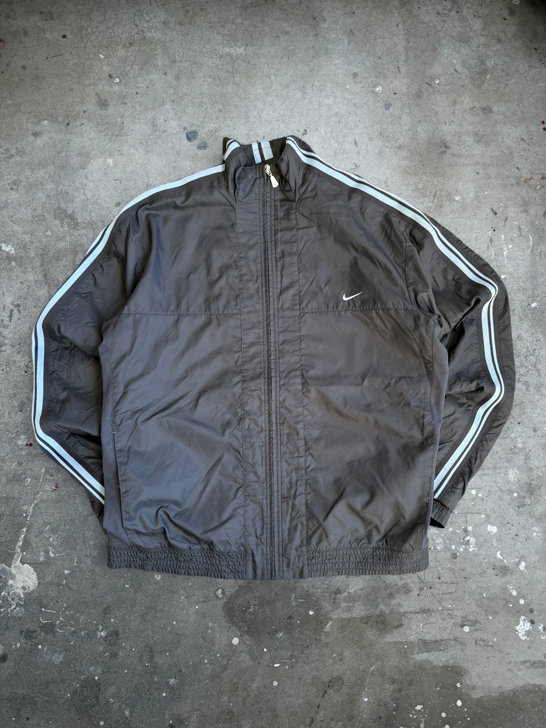 Charcoal Striped Spray Jacket - XL