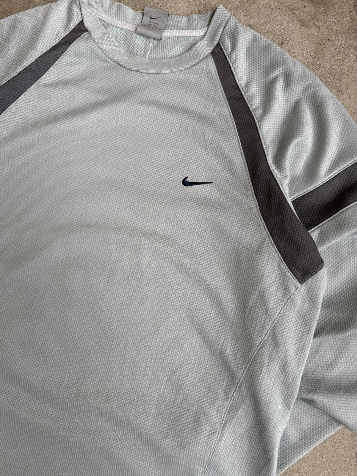 Grey Nike Long Sleeve Jersey - L