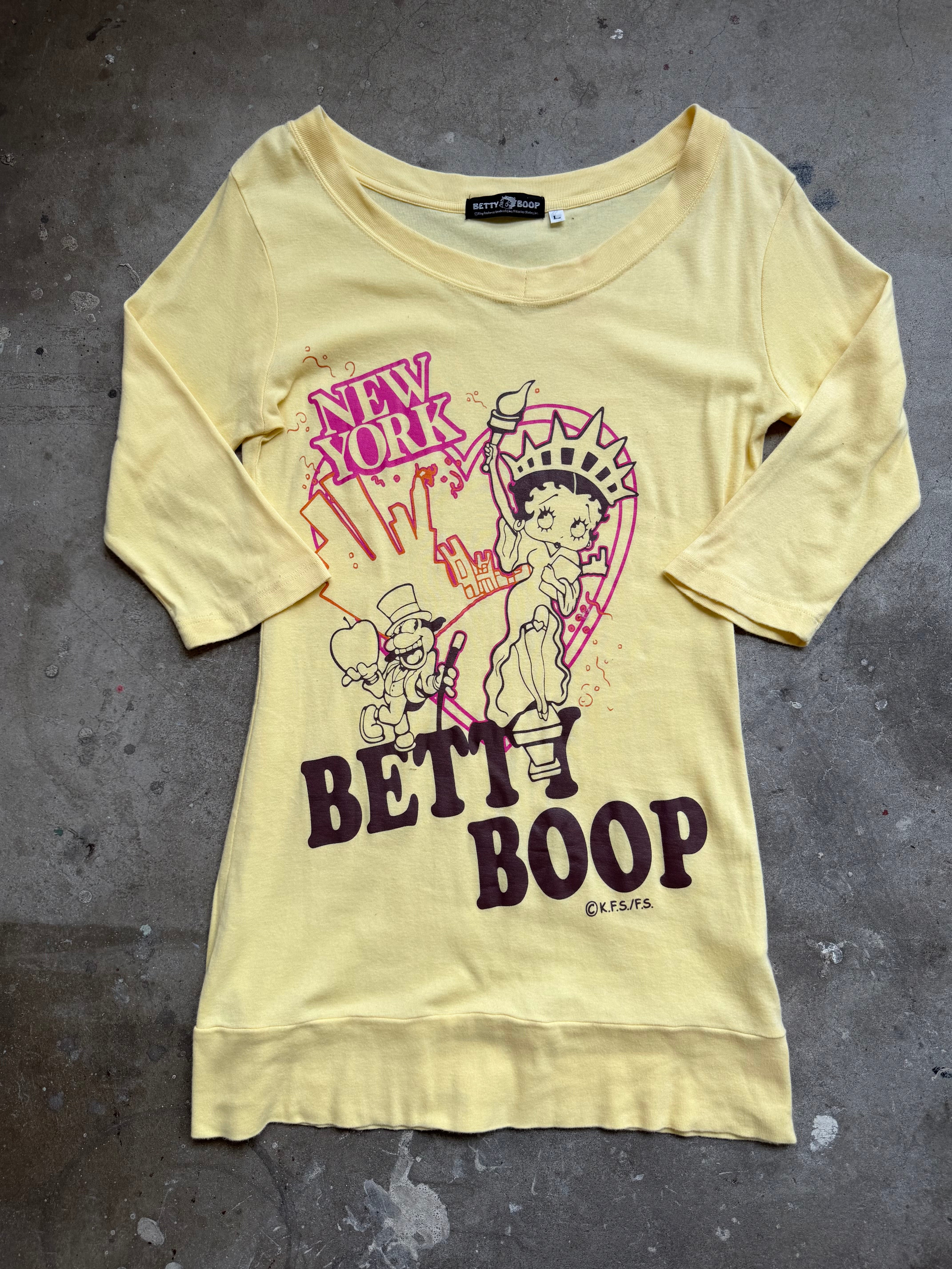 Betty Boop Dress / Long Top - L