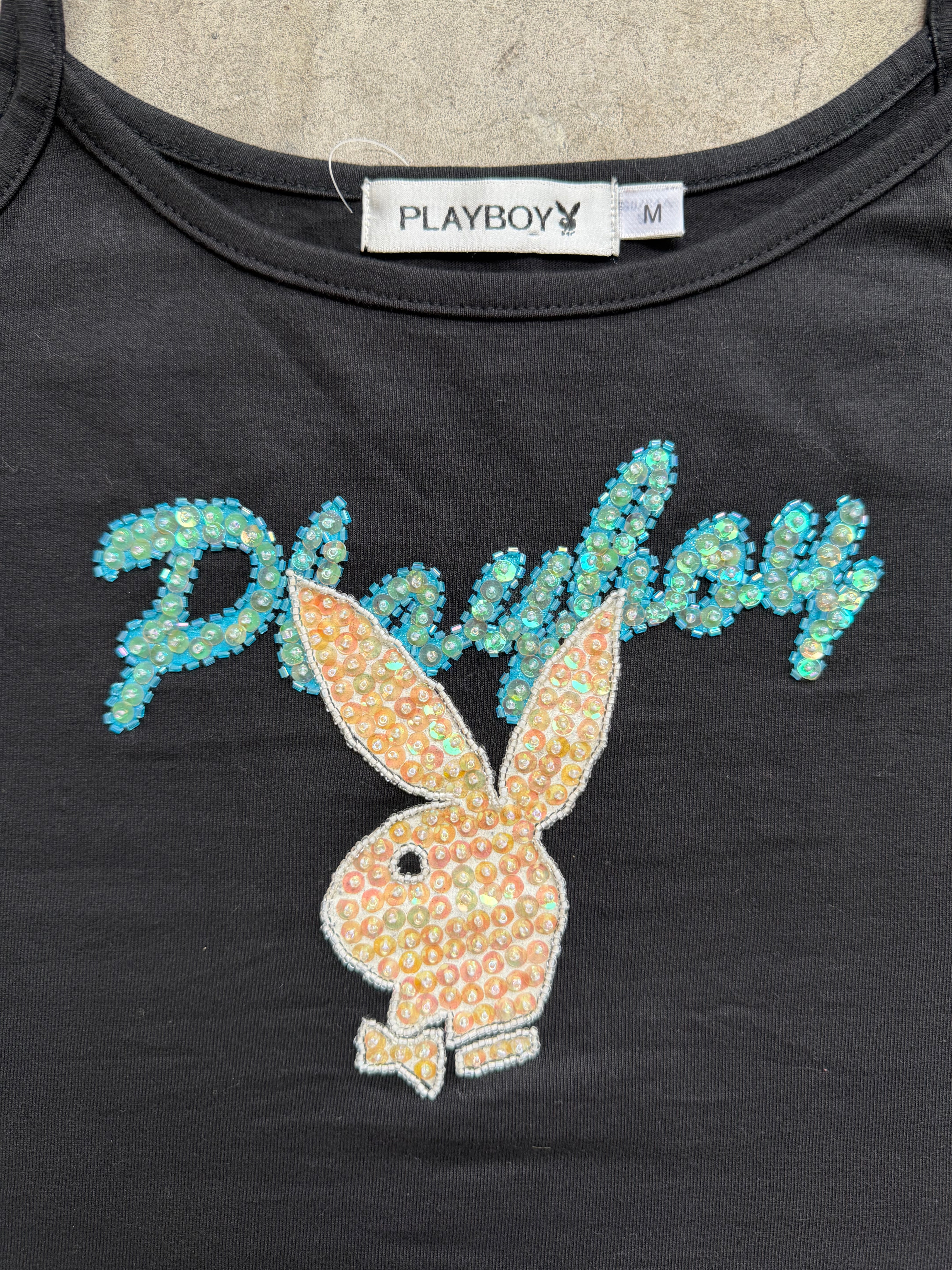 Playboy Beaded Tank - XS
