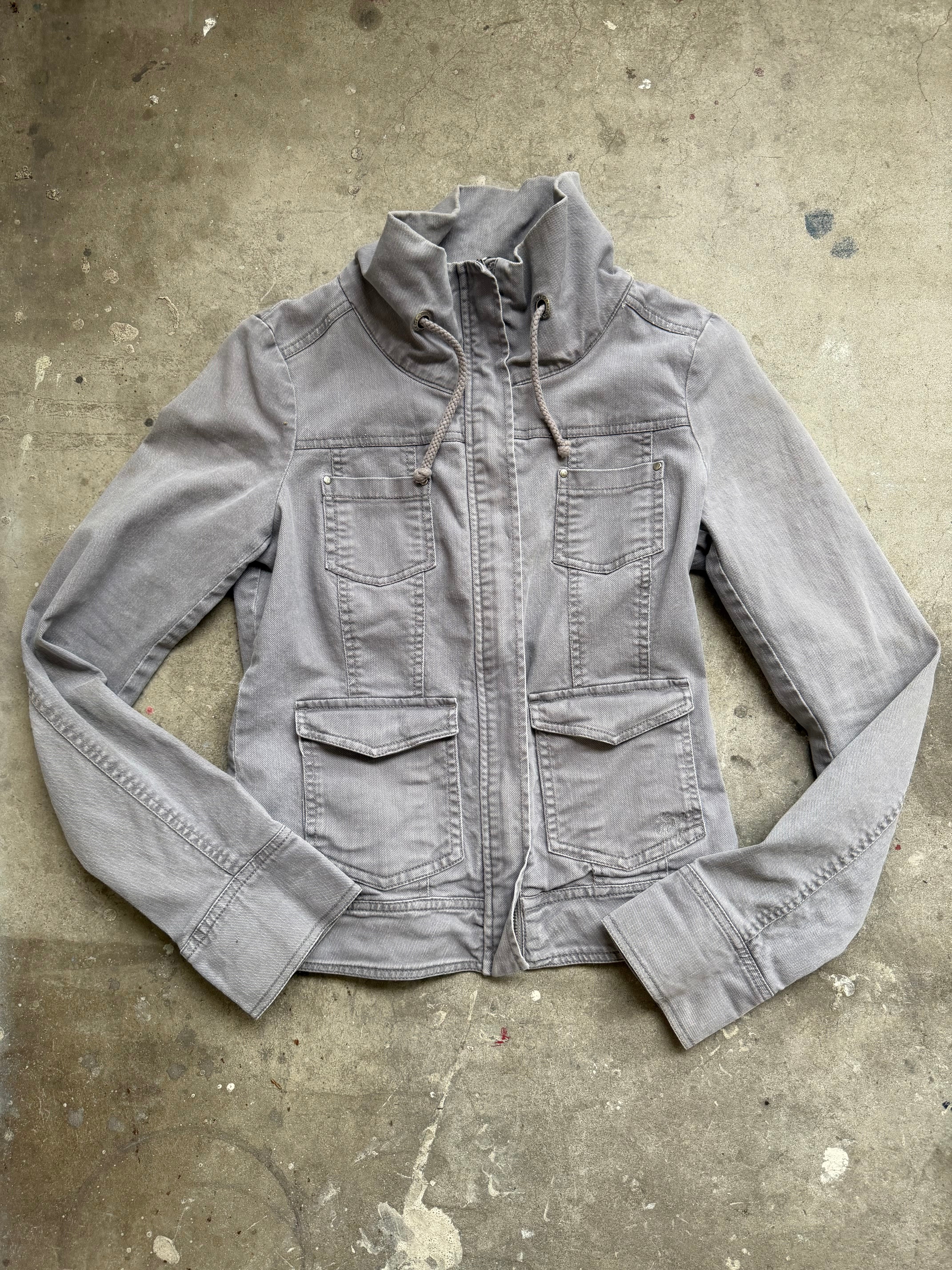 Grey Garage Cotton Jacket - S