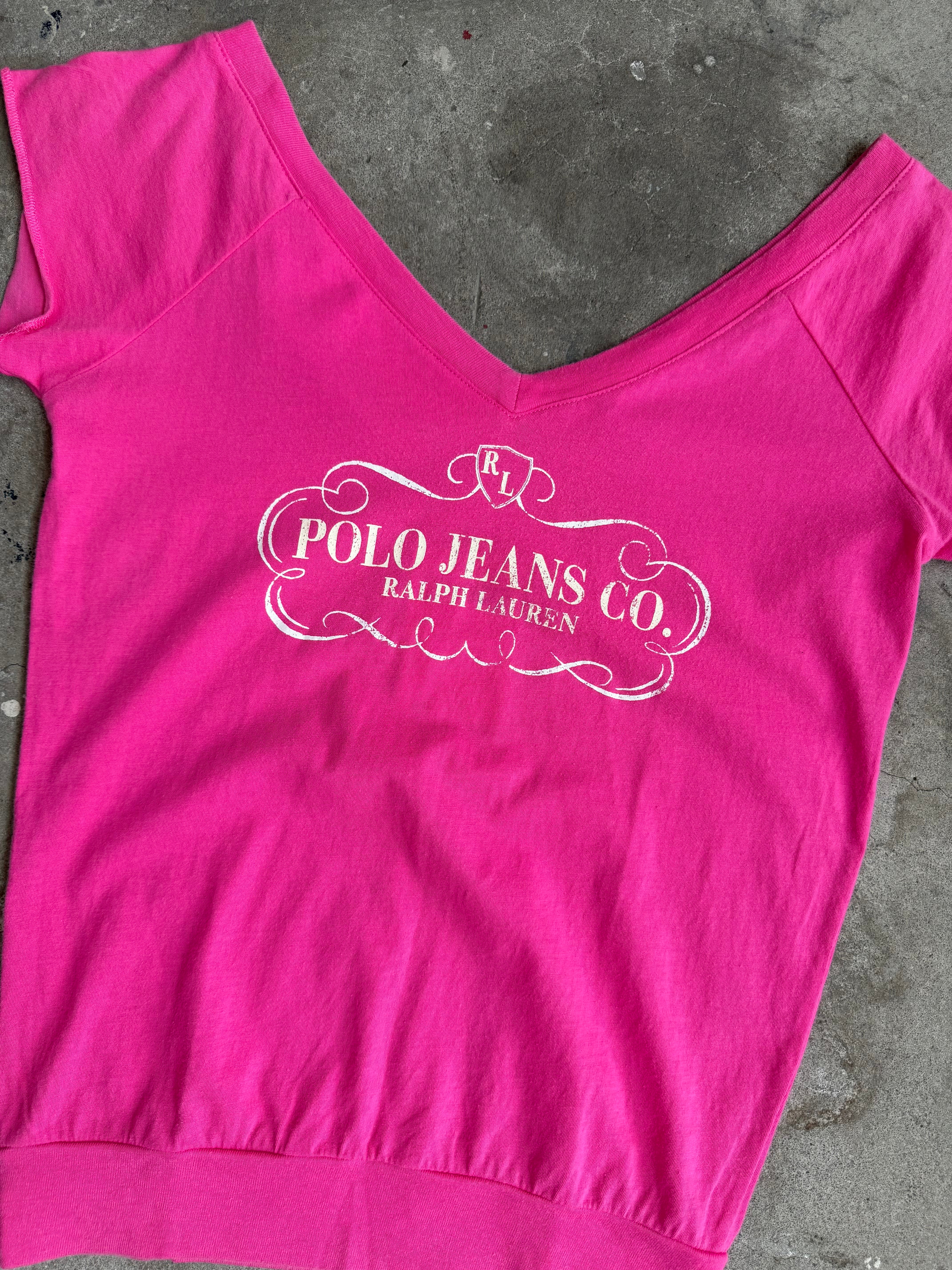 Polo Jeans Off-Shoulder Top - M