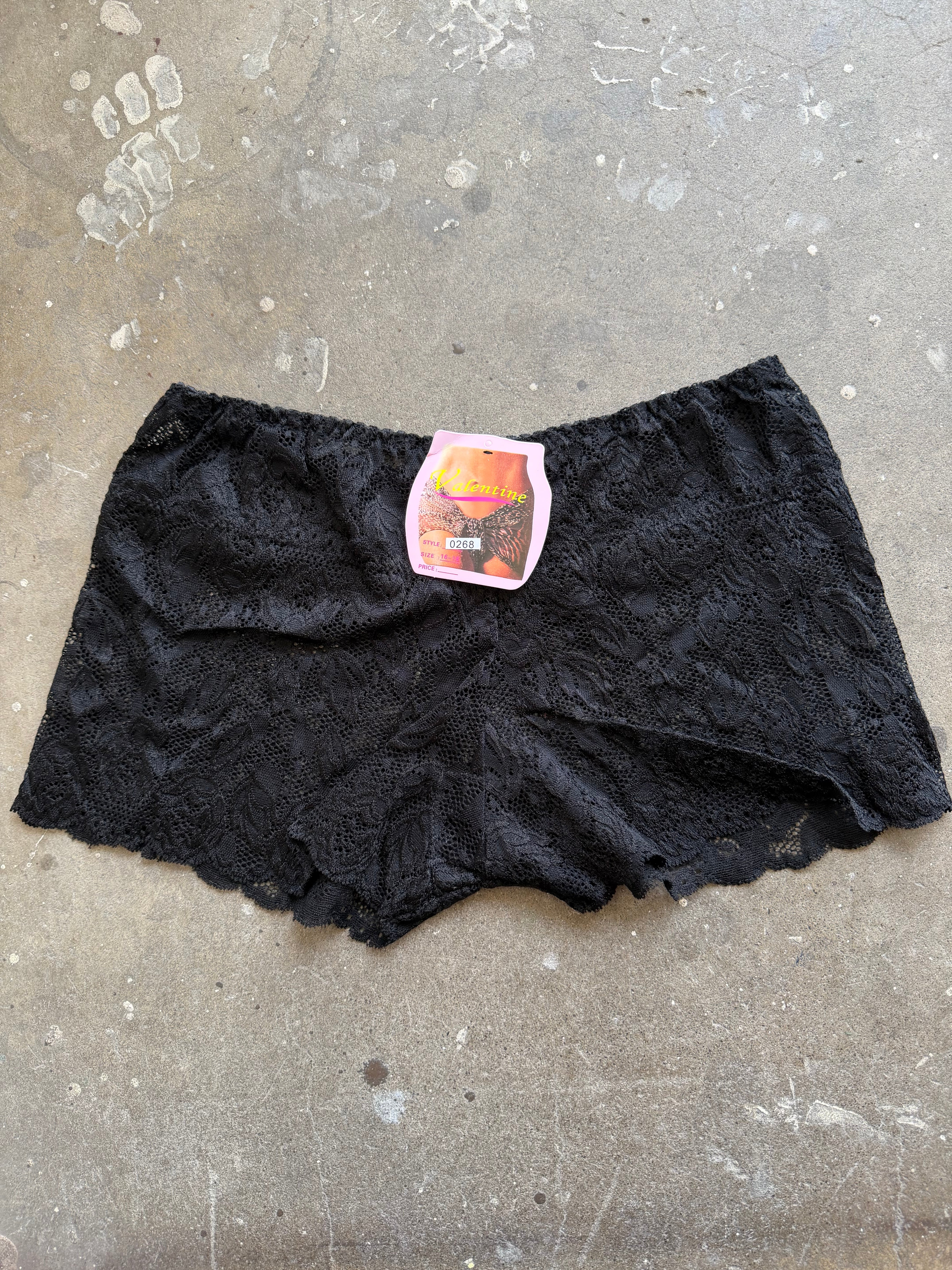 Micro Lace Shorts - Black