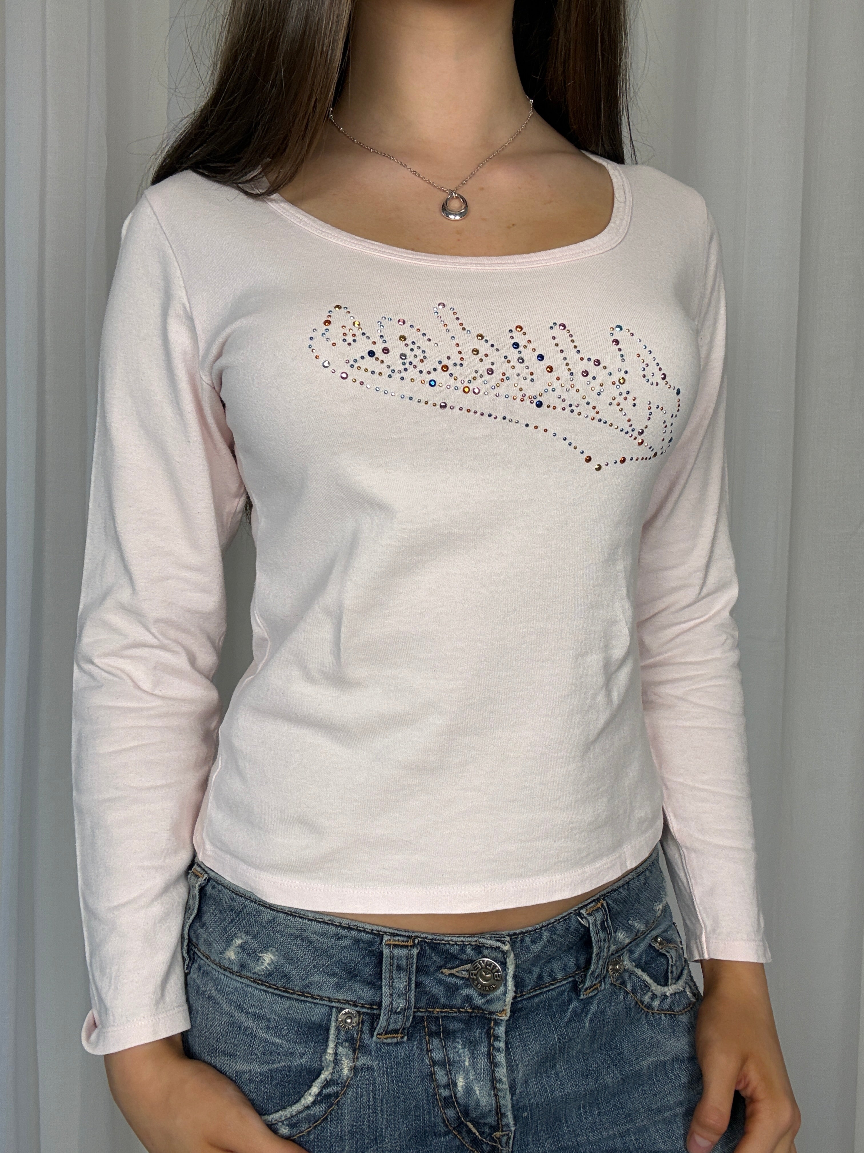 Pink Adidas Long Sleeve - S
