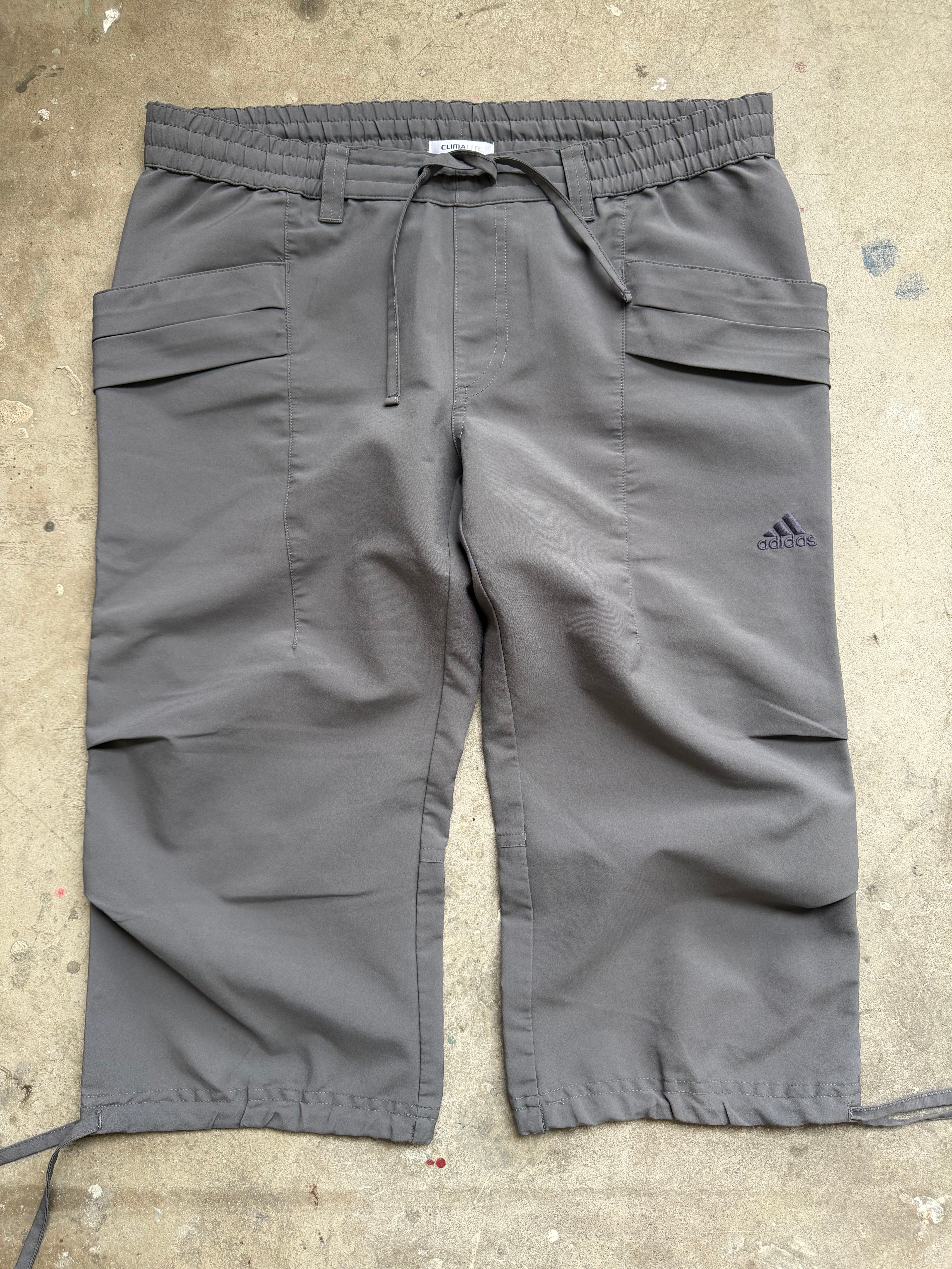 Grey Cargo Adidas Capri - S