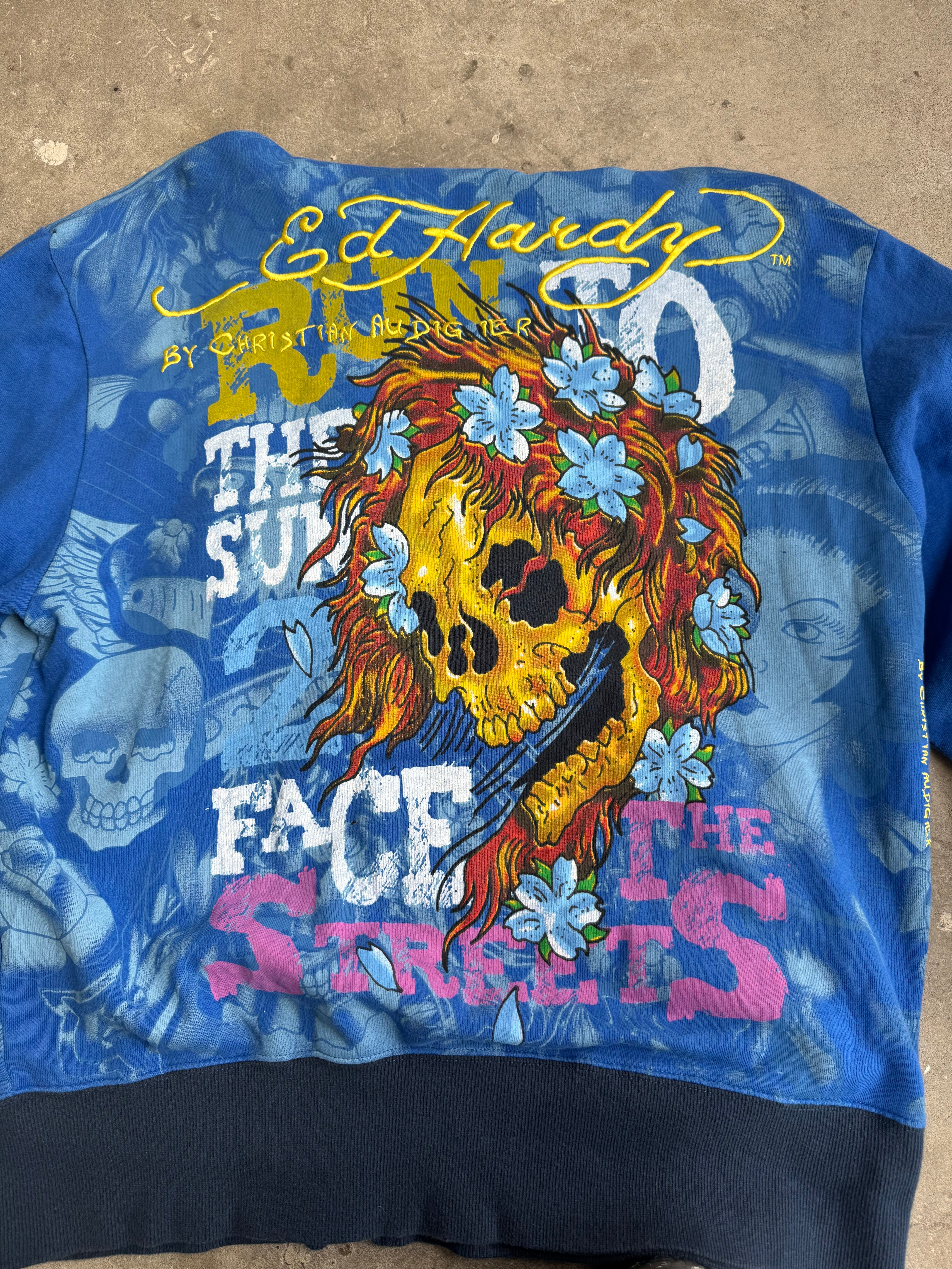 Ed Hardy Zip Up - XL