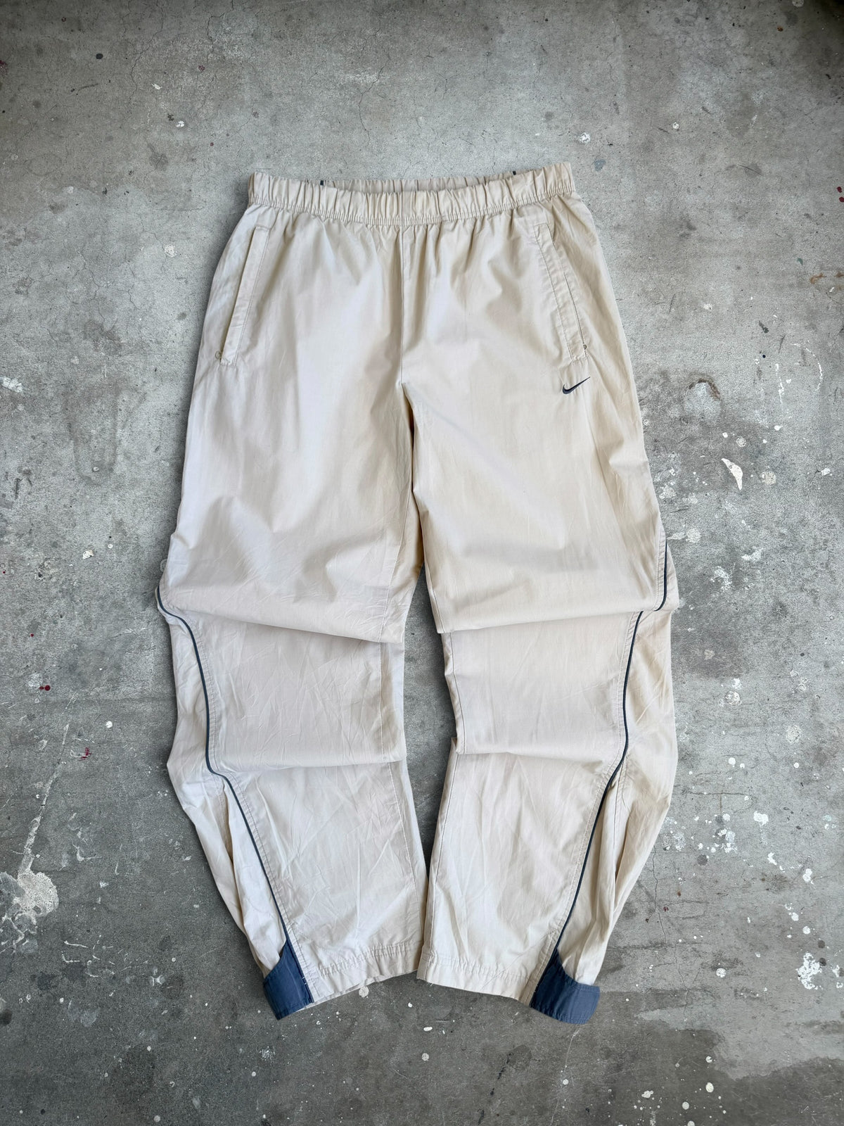 Cream Nike Trackpants - S