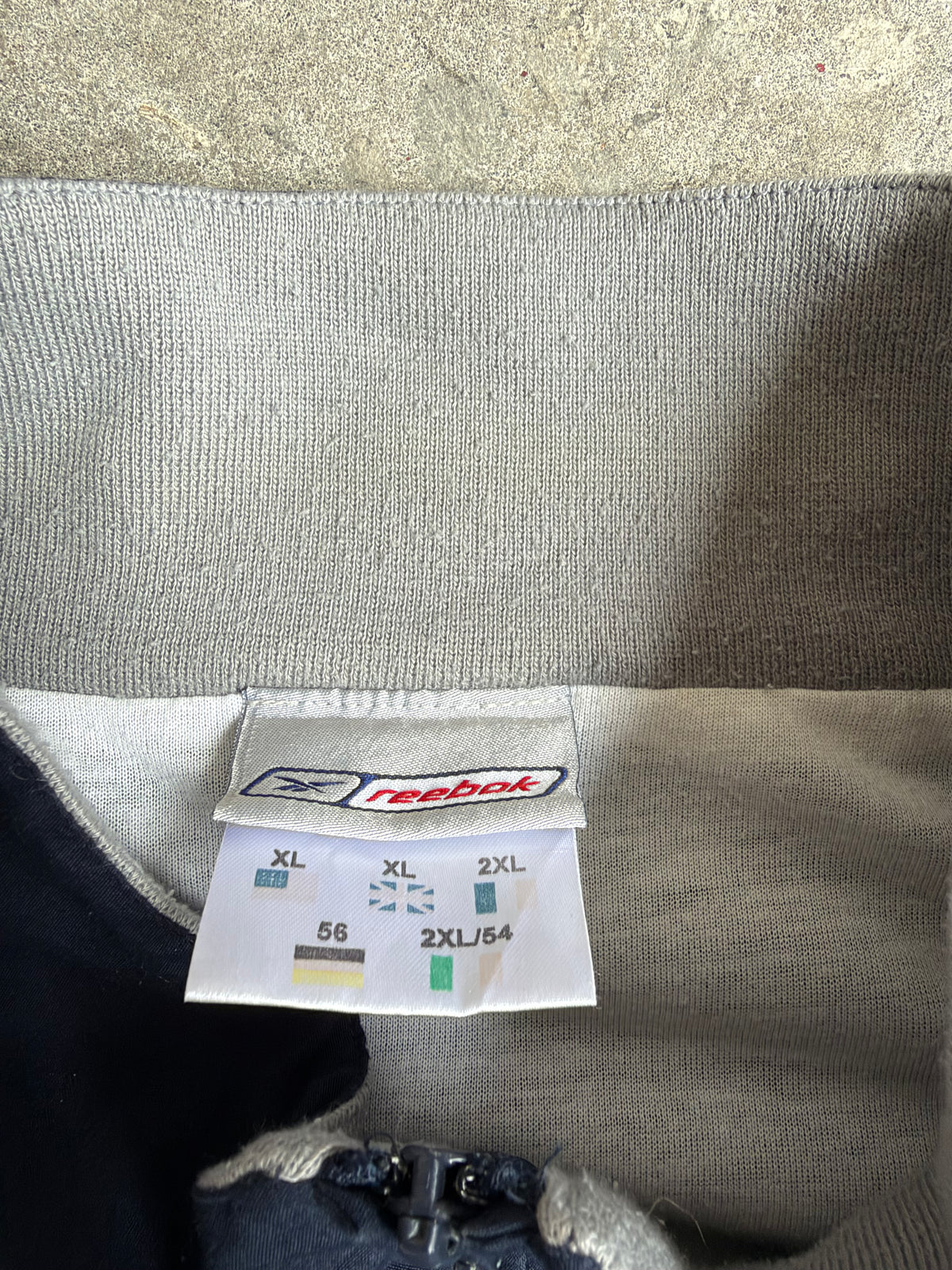 Navy Reebok Spray Jacket - XL