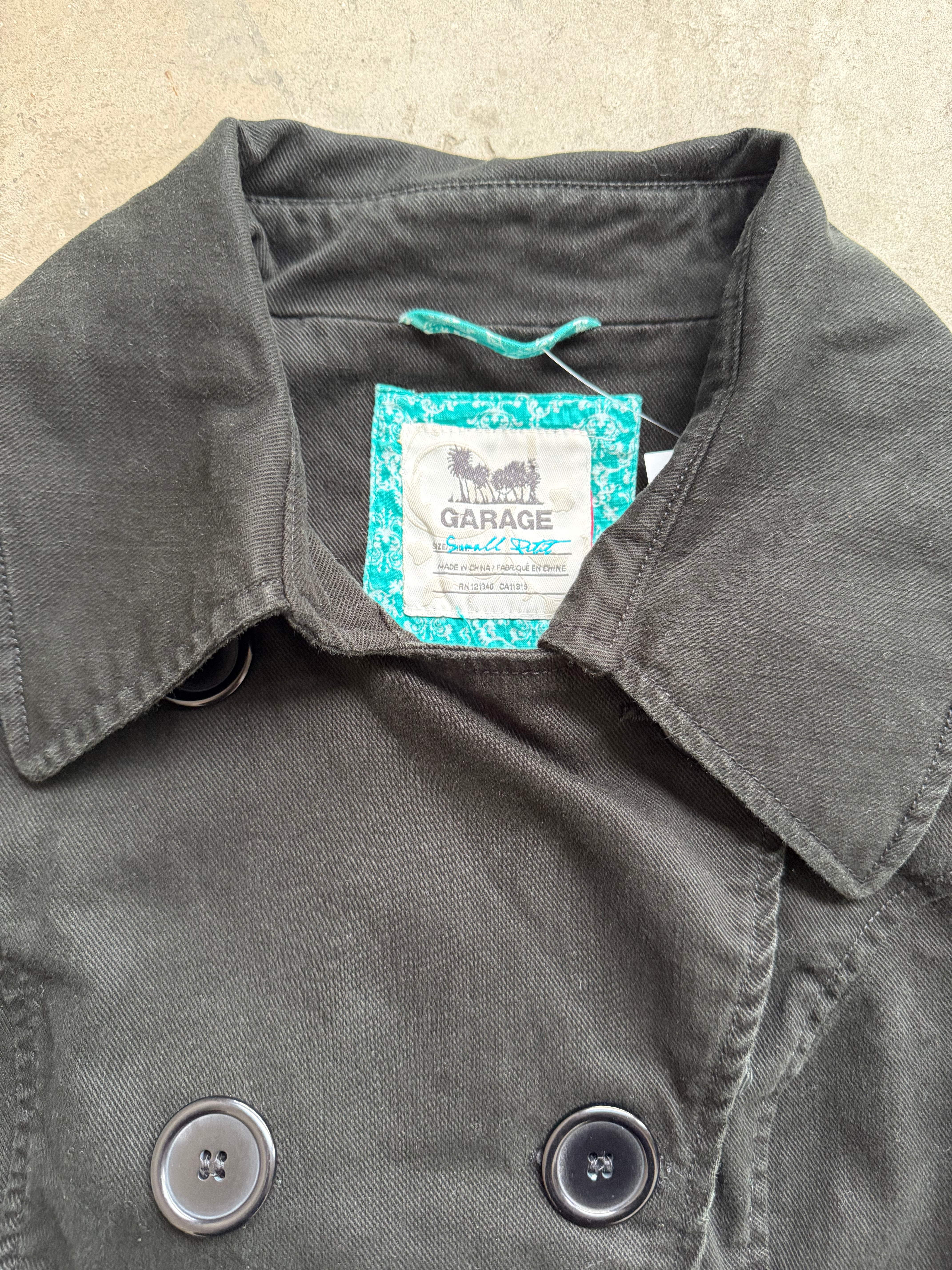 Black Garage Button Jacket - S