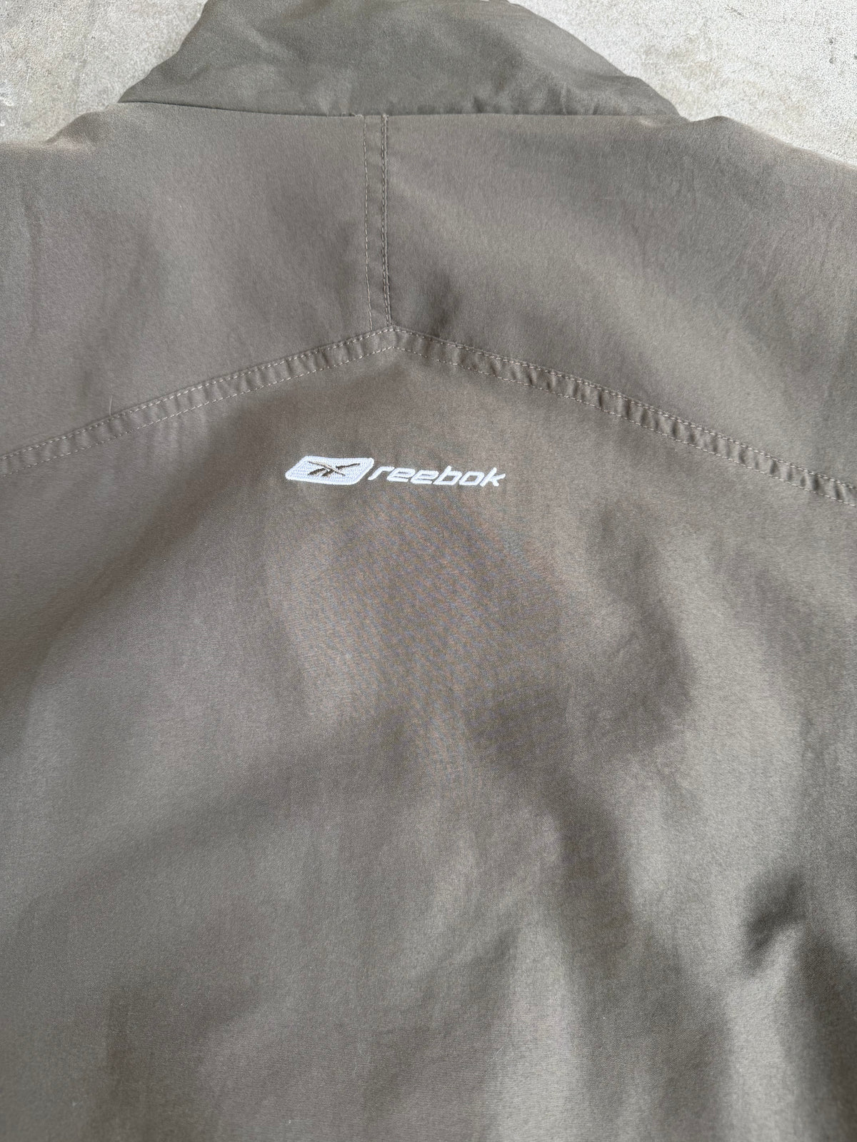 Chocolate Reebok Spray Jacket - M