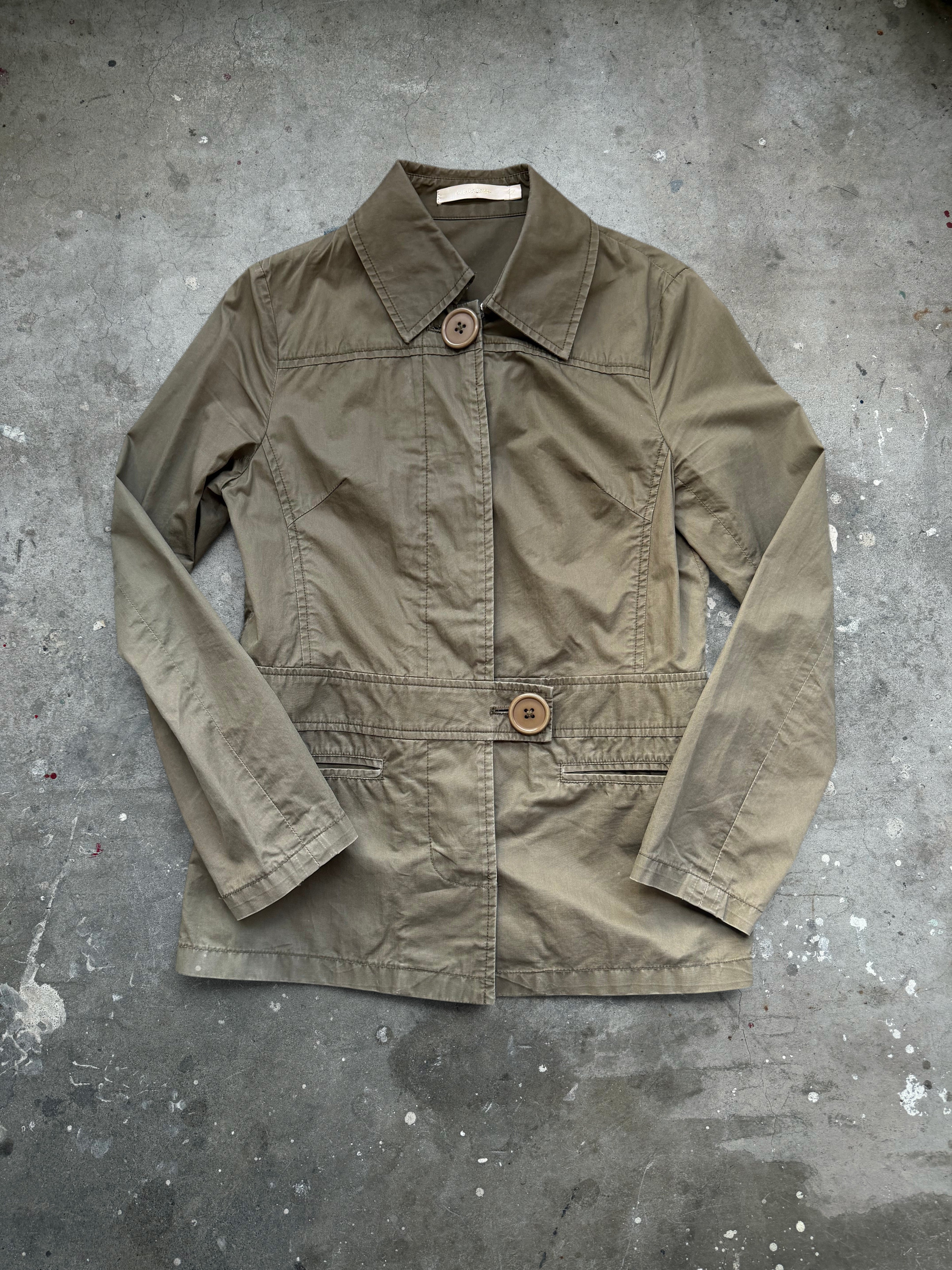 Green Button Jacket - S