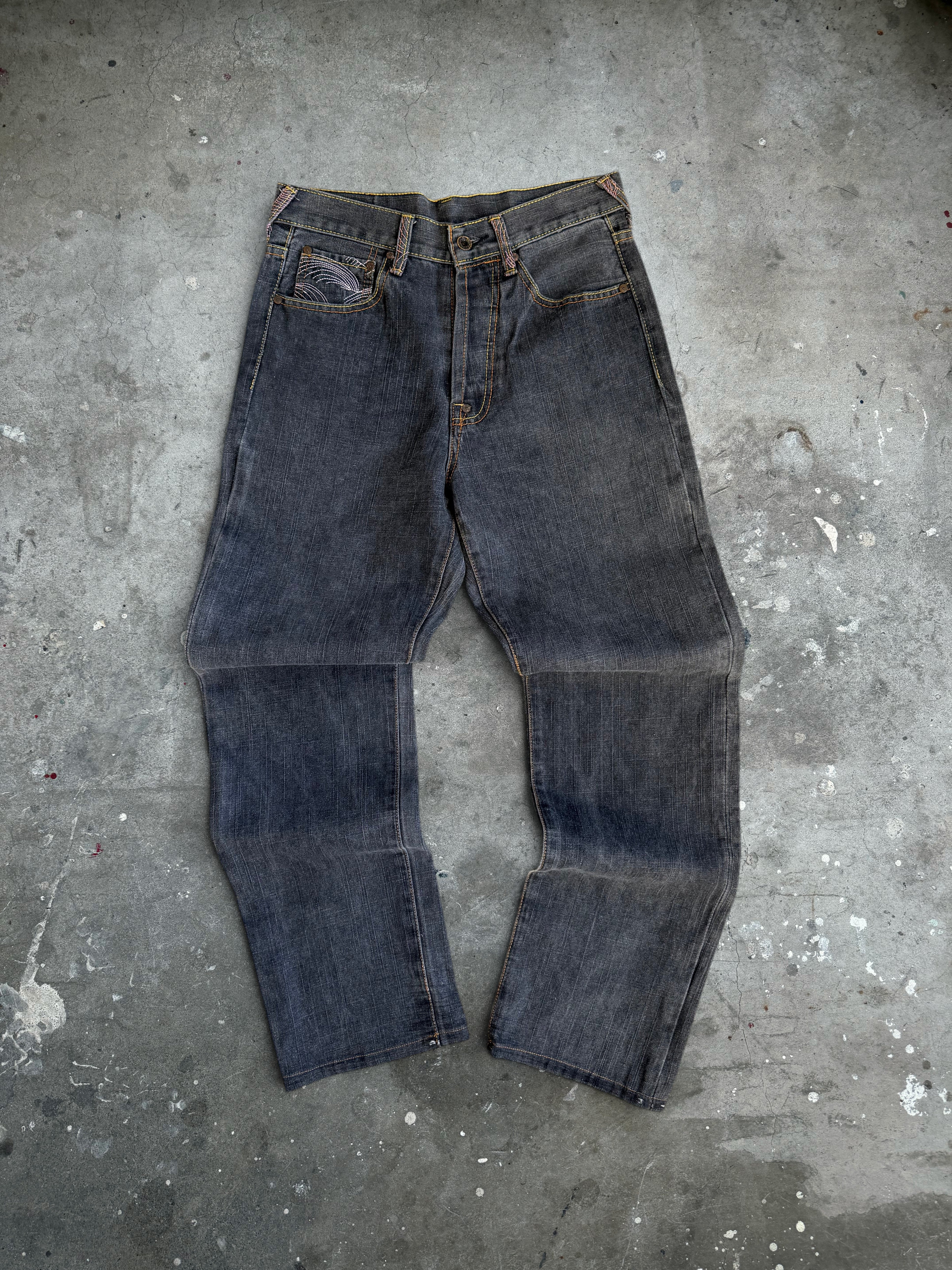 RMC Red Monkey Company Graphic Jeans 28”